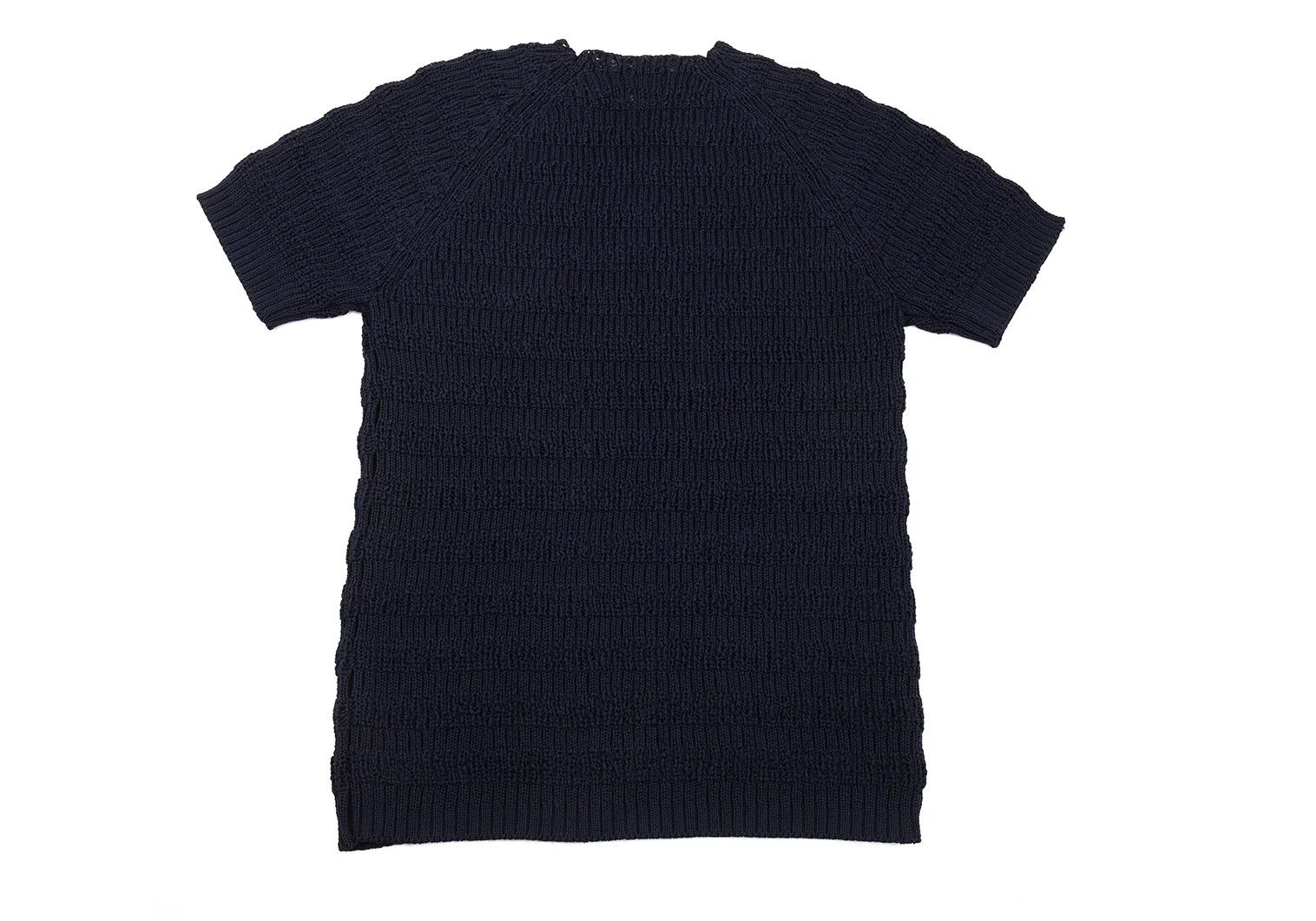 Yohji Yamamoto Yohji Yamamoto V-Neck Knit Top Navy M Size US M / EU 48-50 / 2 - 7 Thumbnail