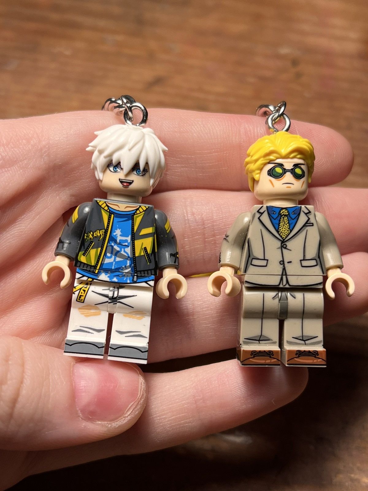 Anime Nanami gojo Jujutsu Kaisen anime minifigure keychain keyring Size ONE SIZE - 5 Thumbnail