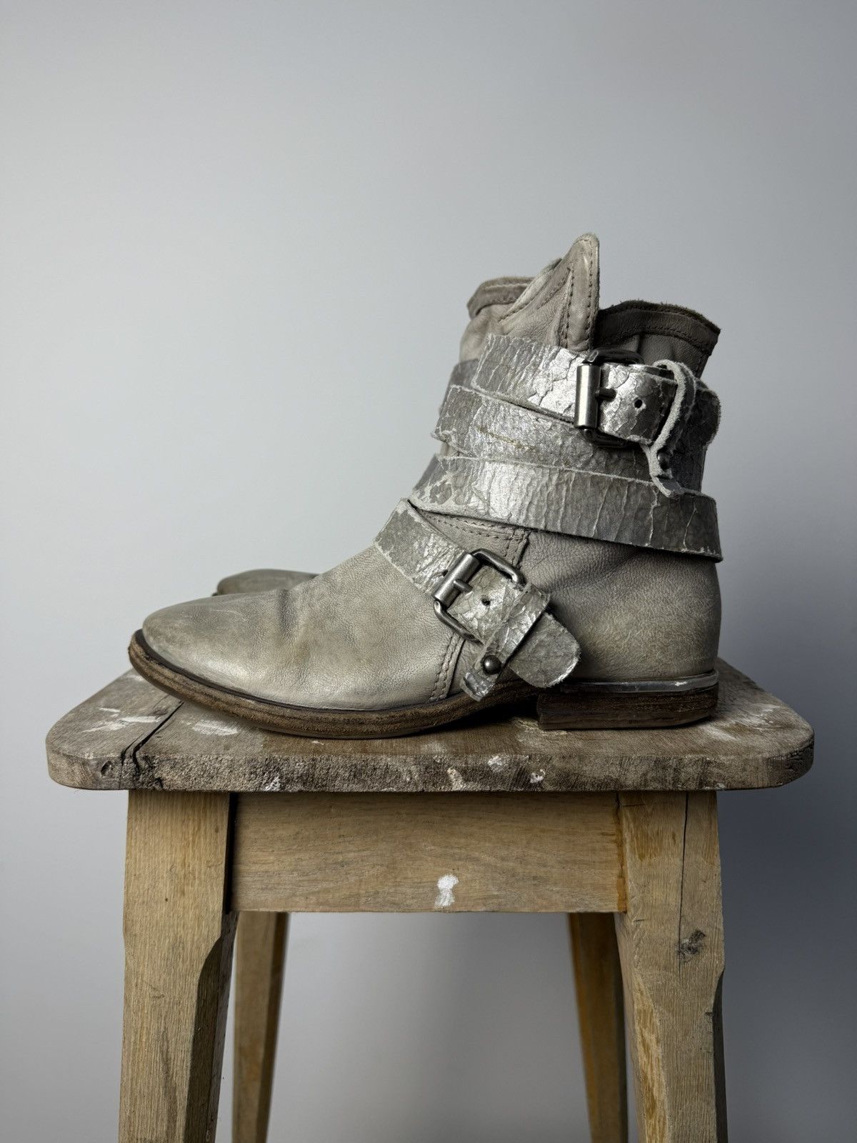 20471120 × A.S.98 A.S. 98 Airstep Guidi Style Style Leather Boots Size US 7 / IT 37 - 3 Thumbnail