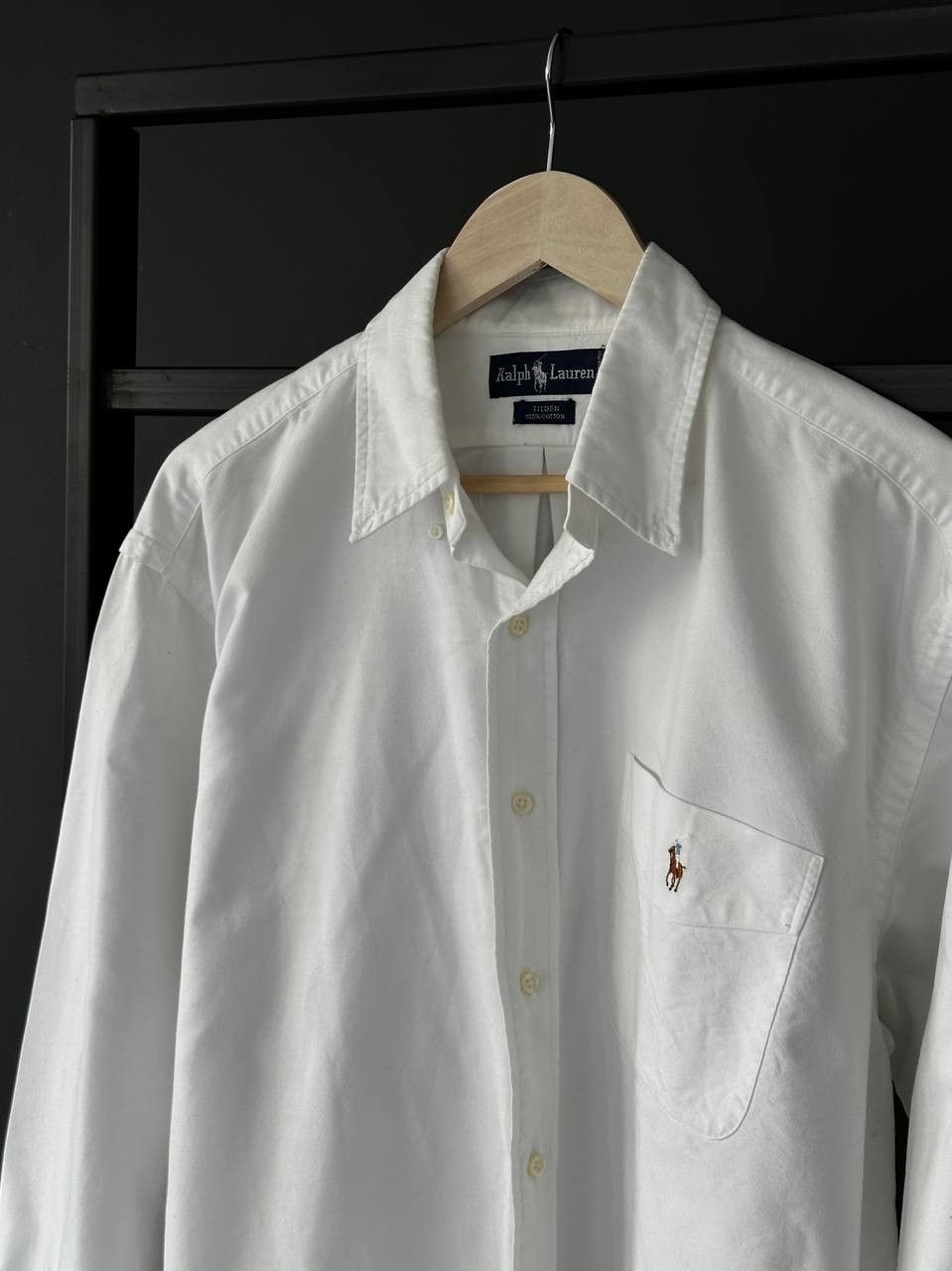 Designer × Polo Ralph Lauren × Ralph Lauren Polo Ralph Lauren Luxury Oxford White SHIRT Size US XL / EU 56 / 4 - 1 Thumbnail