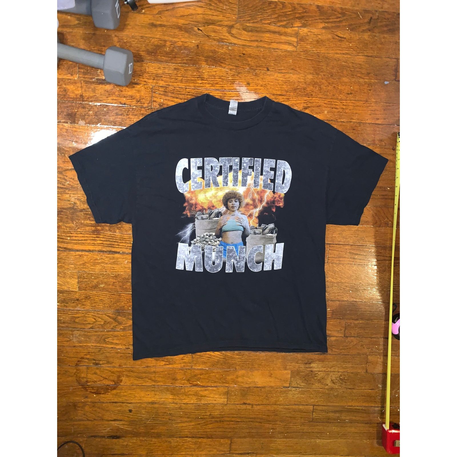 Other × Rap Tees Ice Spice Certified Munch T Shirt Black XL Gildan Rap Tee Size US XL / EU 56 / 4 - 2 Thumbnail