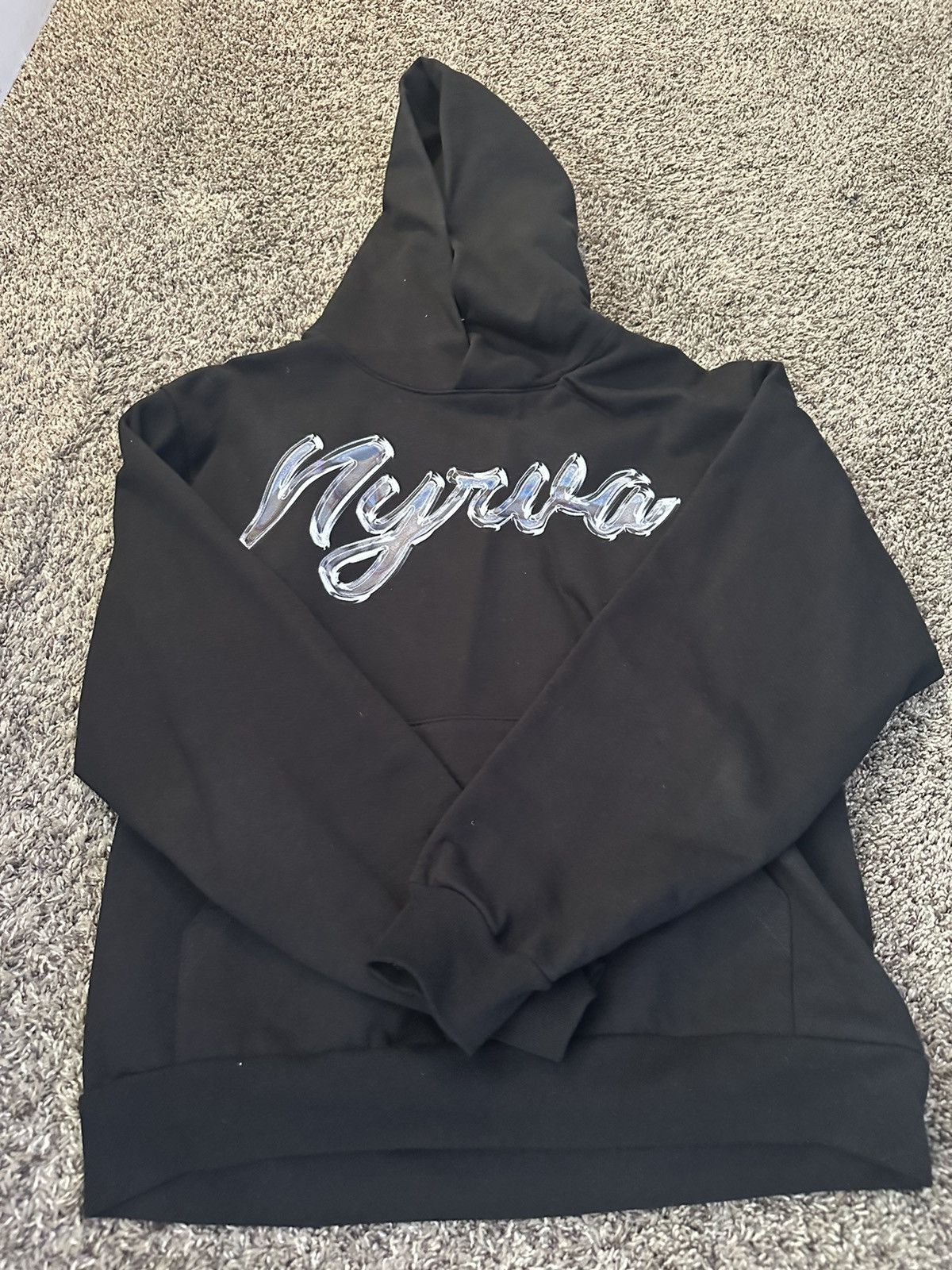 Other NYRVA Chrome Hoodie Size Medium BLACK Size US M / EU 48-50 / 2 - 1 Thumbnail