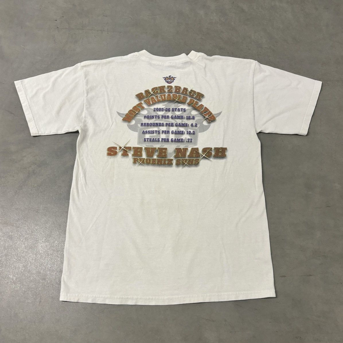 NBA Rare Vintage Steve Nash Phoenix Suns MVP 2006 T-Shirt Size US L / EU 52-54 / 3 - 4 Thumbnail