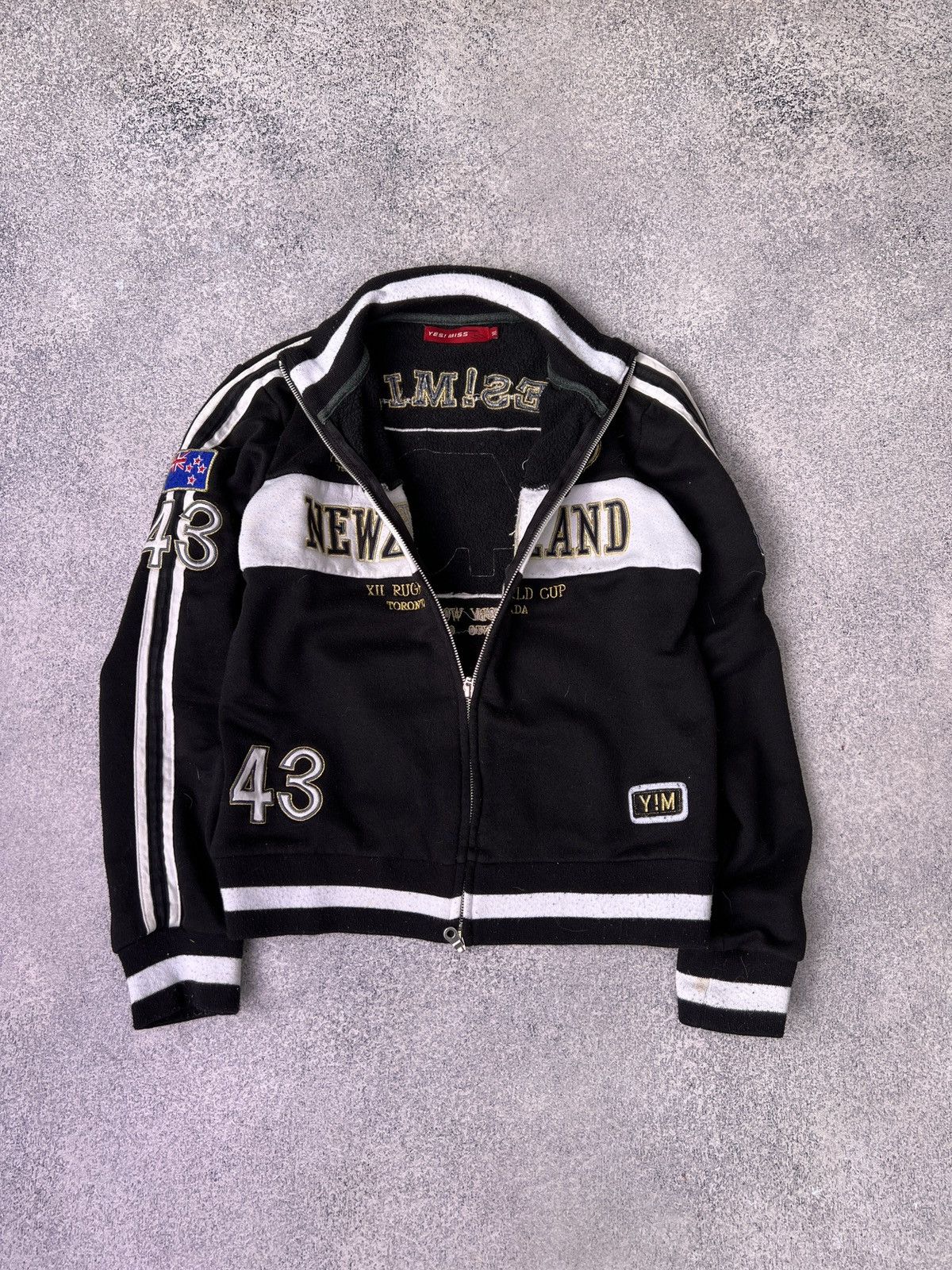Designer × Vintage Vintage New Zealand Rugby World Cup Zip Sweatshirt Size US S / EU 44-46 / 1 - 8 Thumbnail