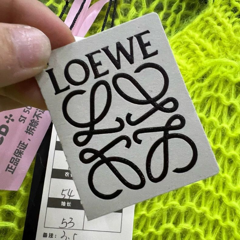 Loewe LOEWE Yellow embroidered logo sweater Size XS / US 0-2 / IT 36-38 - 5 Thumbnail