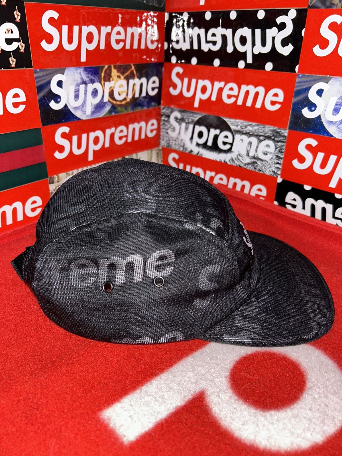Supreme Supreme Lenticular Logo Camp Cap Black SS19 Size ONE SIZE - 3 Thumbnail