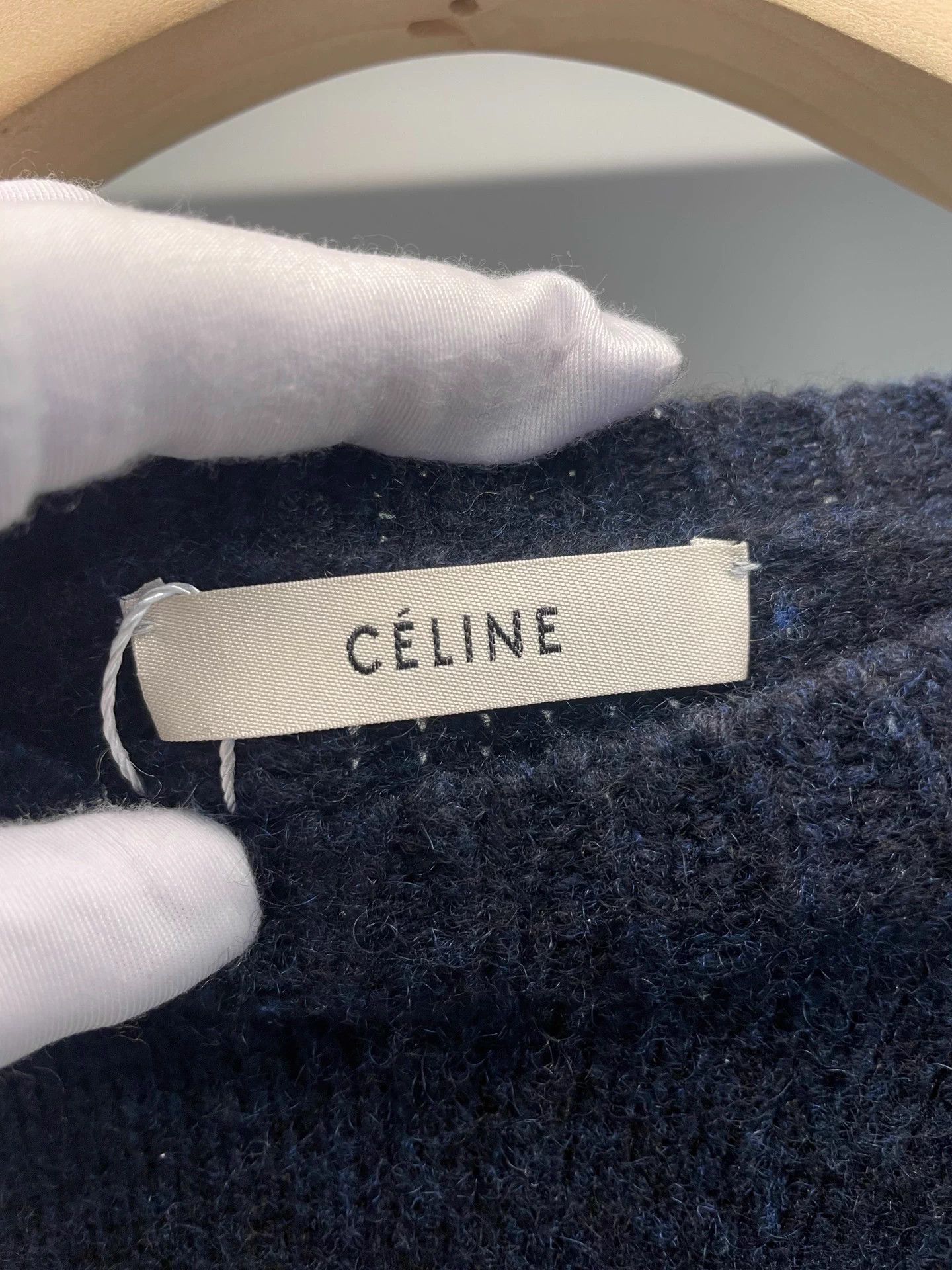 Celine Celine Black Cashmere Sweater Size S Size S / US 4 / IT 40 - 2 Thumbnail