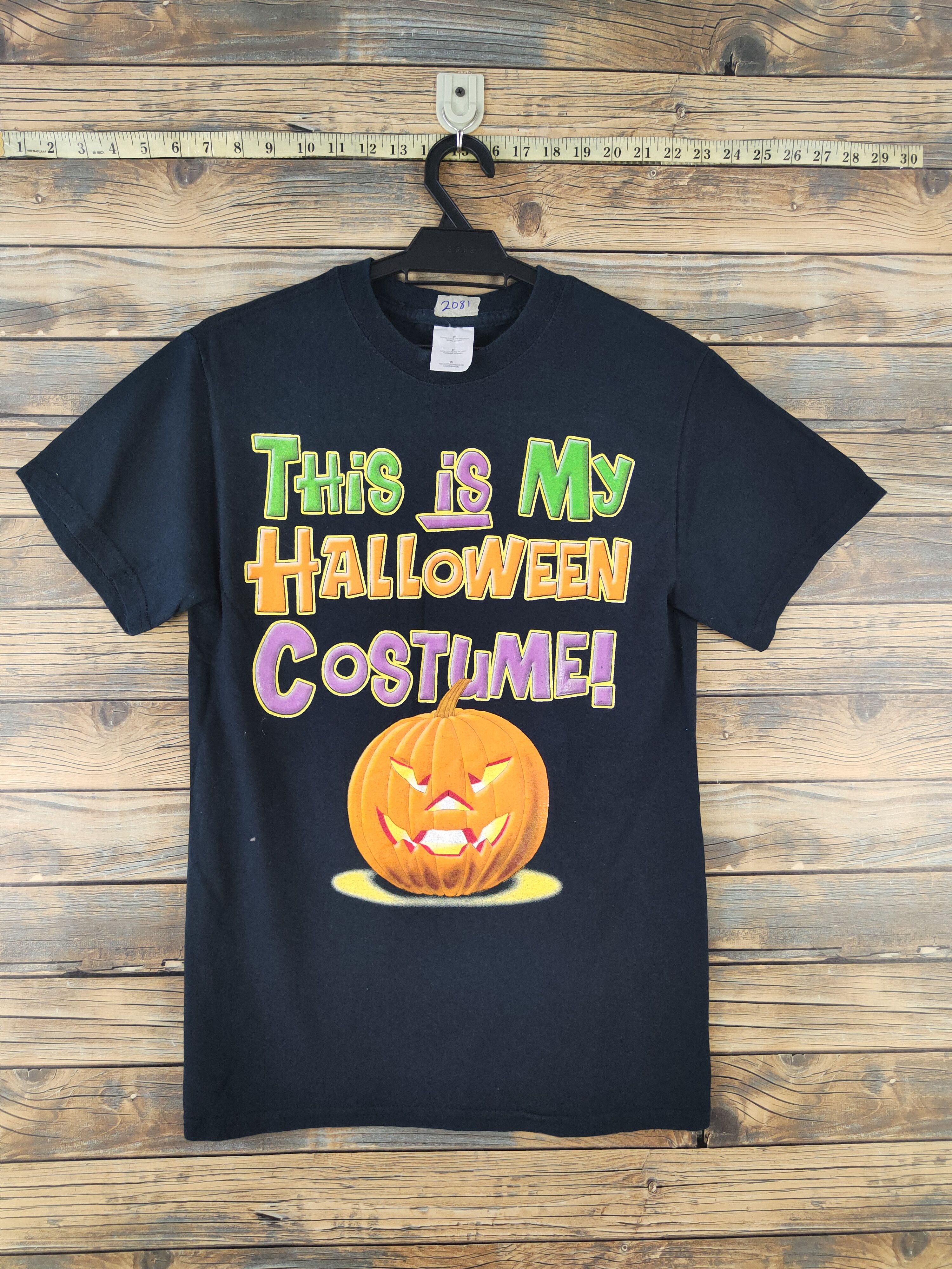 Japanese Brand DL Halloween Navy Short Sleeve T-shirt #2081 Size US S / EU 44-46 / 1 - 1 Thumbnail