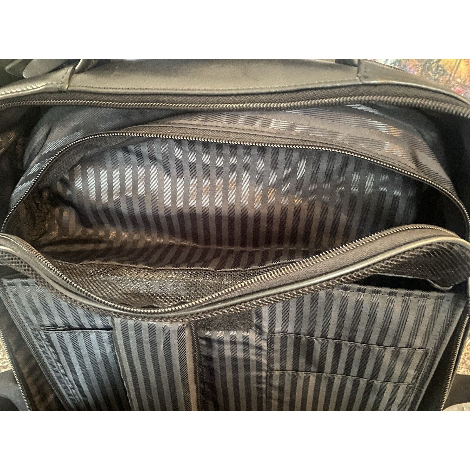 Tumi Tumi slim briefpack laptop blk leather 15 1/2 x 14 x 5, NWT Size ONE SIZE - 4 Thumbnail