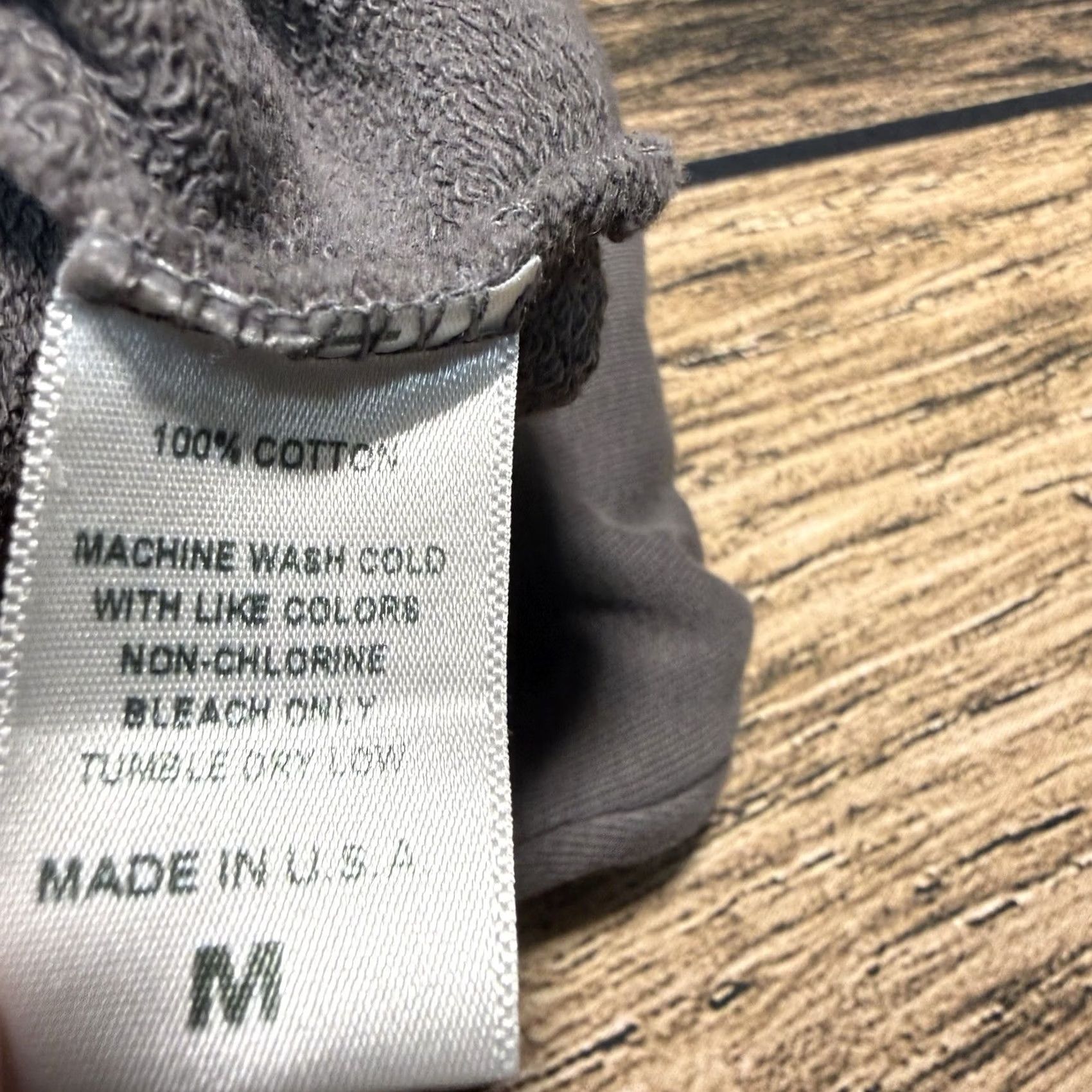 Flint And Tinder Flint and Tinder Hoodie Sweatshirt Mens M Gray Fleece Pullover USA Threads Pocket Hooded Crew Neck Size US M / EU 48-50 / 2 - 7 Thumbnail