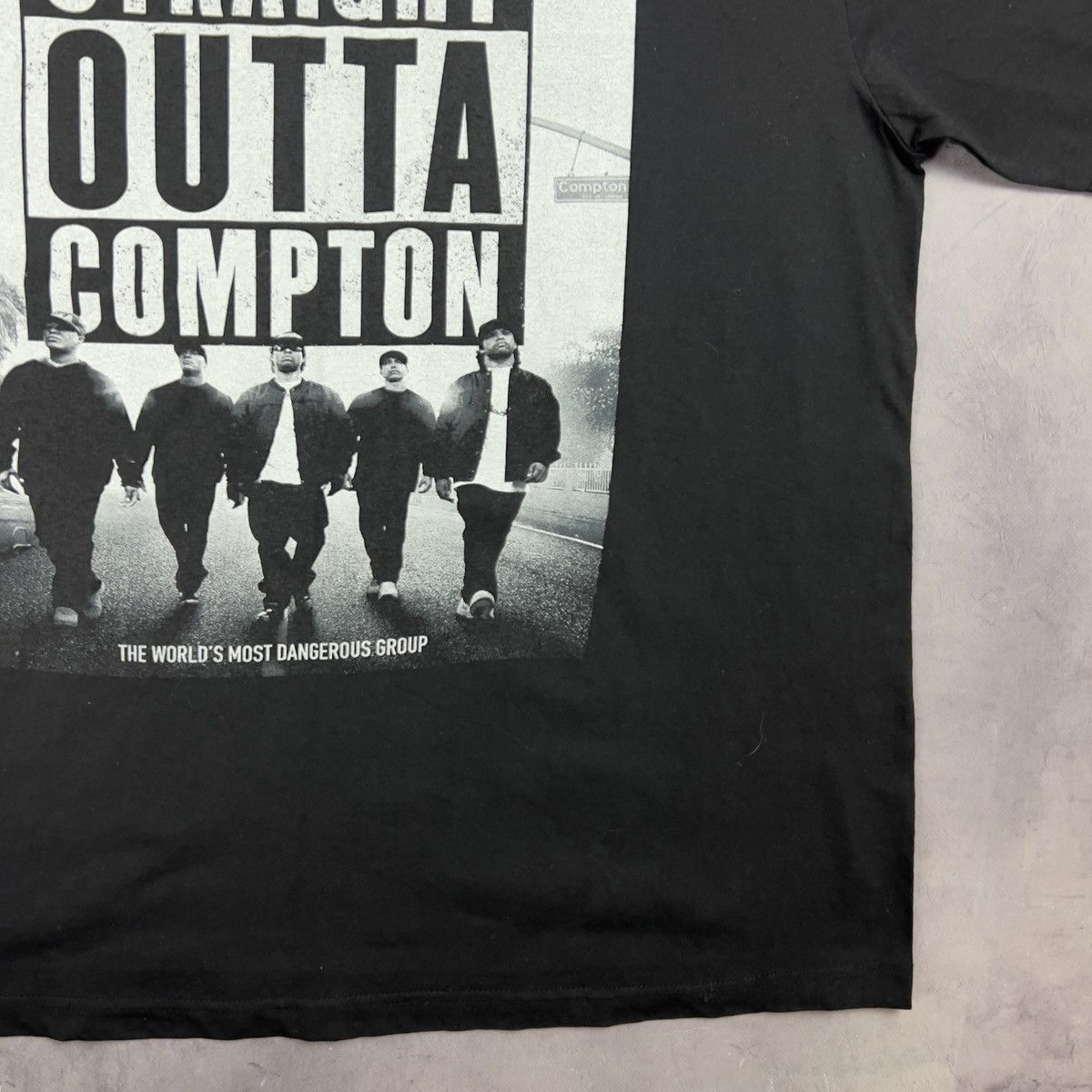Band Tees Rare! N.W.A Straight Outta Compton Vintage Ice Cube Tee Size US XL / EU 56 / 4 - 9 Thumbnail