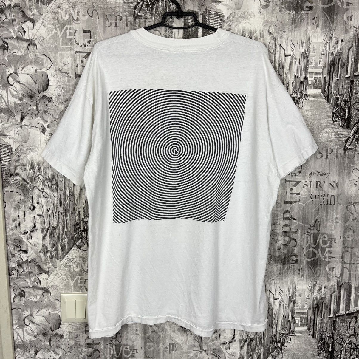 Vintage Vintage 90s Hanes Vibe Spiral Graphic T shirt Cannabis Size US XL / EU 56 / 4 - 2 Thumbnail
