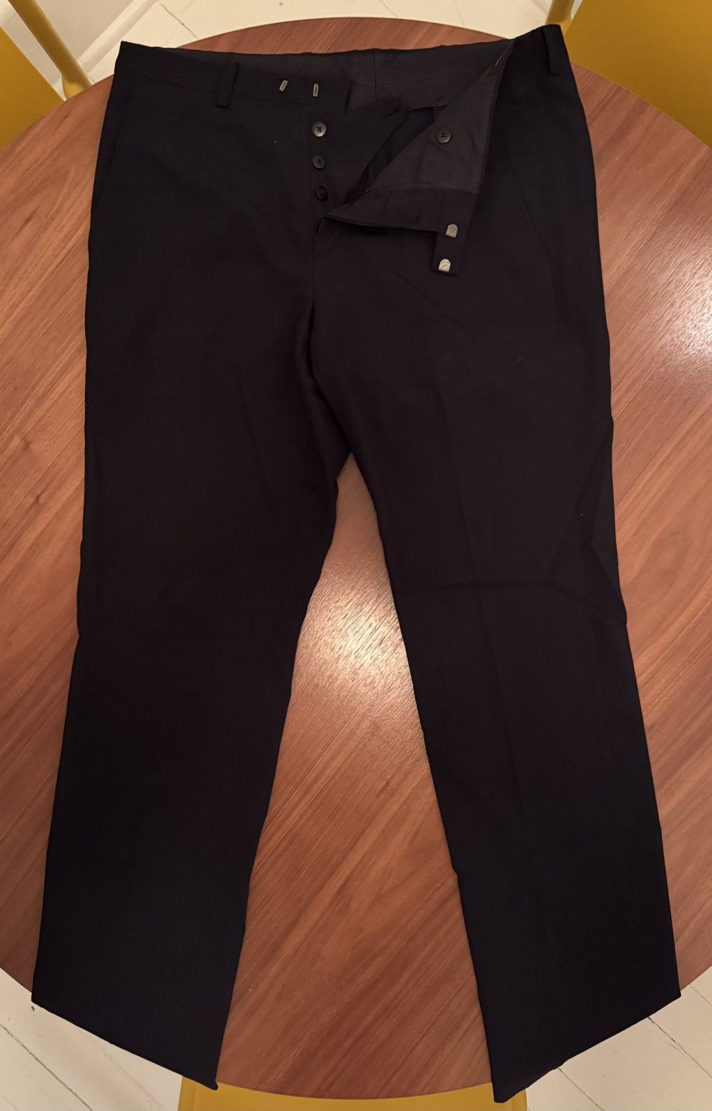 Jil Sander Jil Sander Tailored Navy Wool Trousers Size 48 Size 48R - 2 Thumbnail