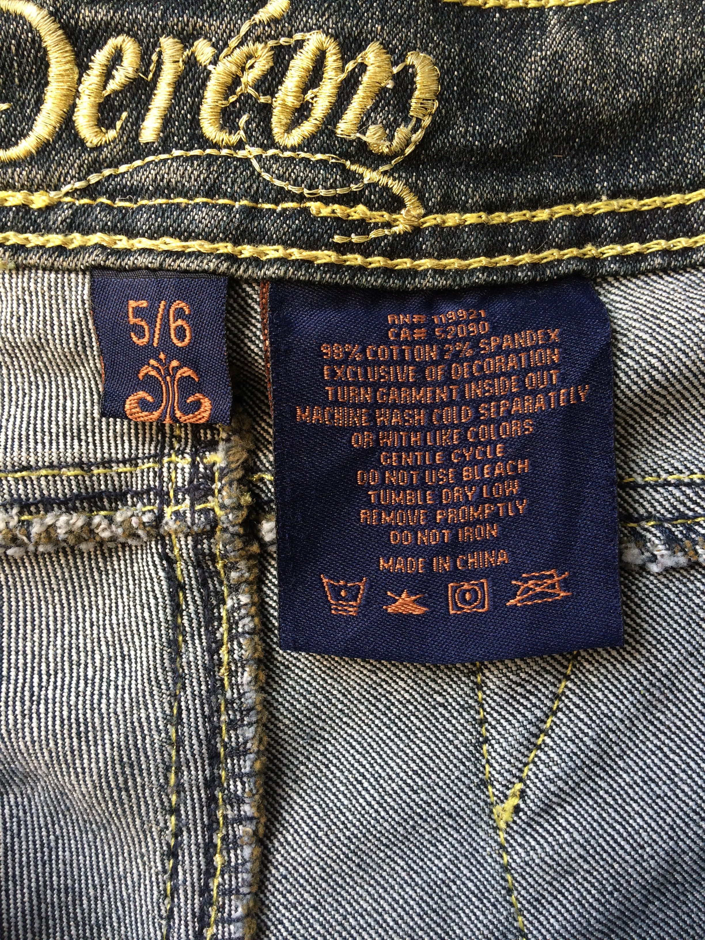 Designer Japanese Low Rise Skinny Jeans D-424 Size 26" / US 2 / IT 38 - 12 Thumbnail