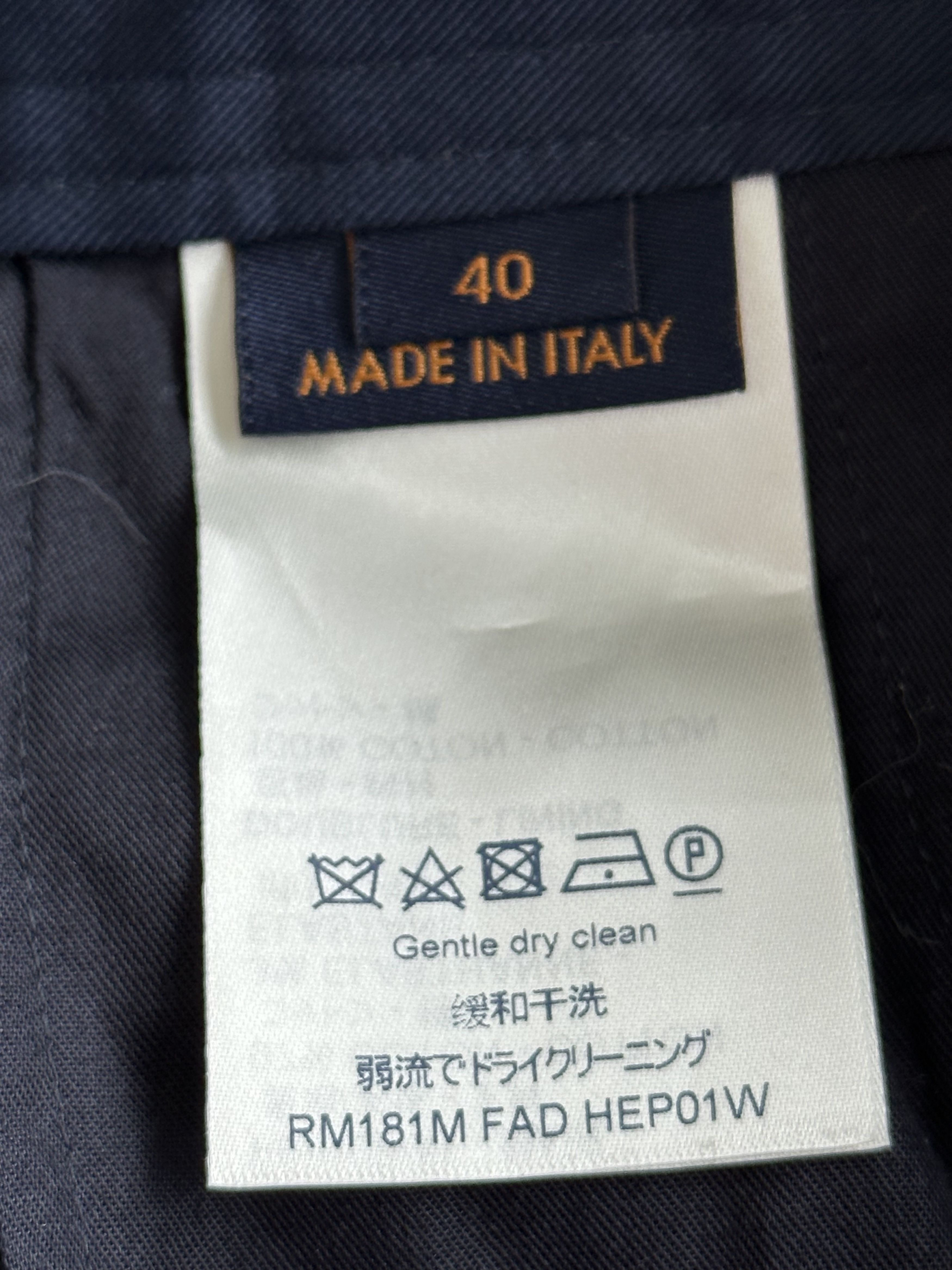 Louis Vuitton Louis Vuitton Navy Cargo Pants Size US 32 / EU 48 - 4 Thumbnail
