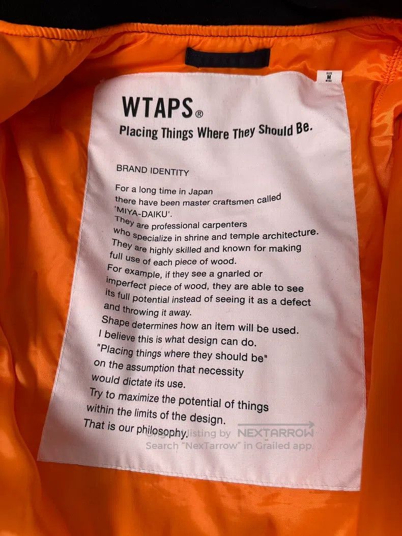 Wtaps Wtaps Black heavy coat Size US M / EU 48-50 / 2 - 4 Thumbnail