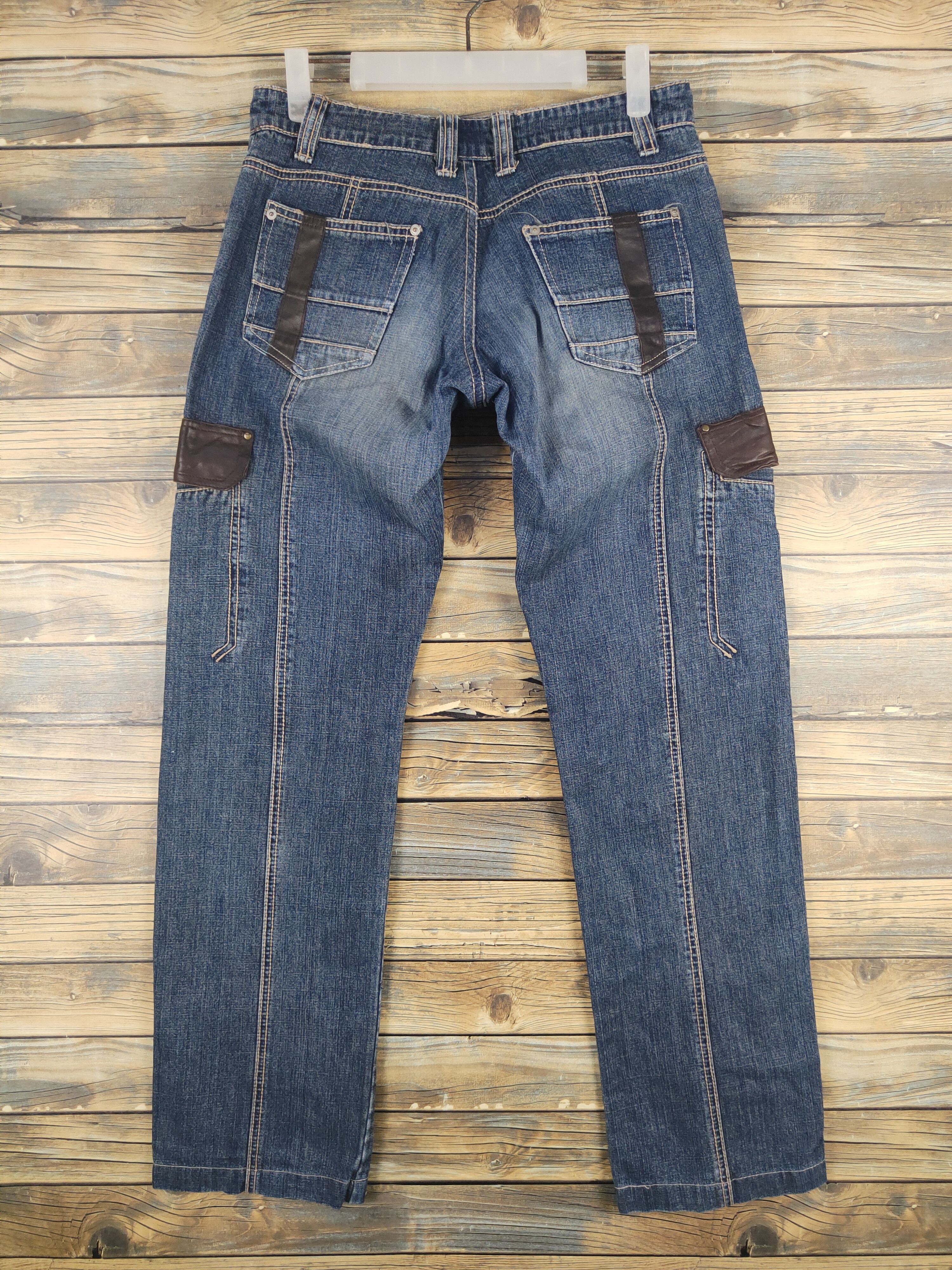 Comme Ca Ism DL Comme Ca du Mode Blue Distressed Ripped Jeans #1578 Size US 29 - 7 Thumbnail