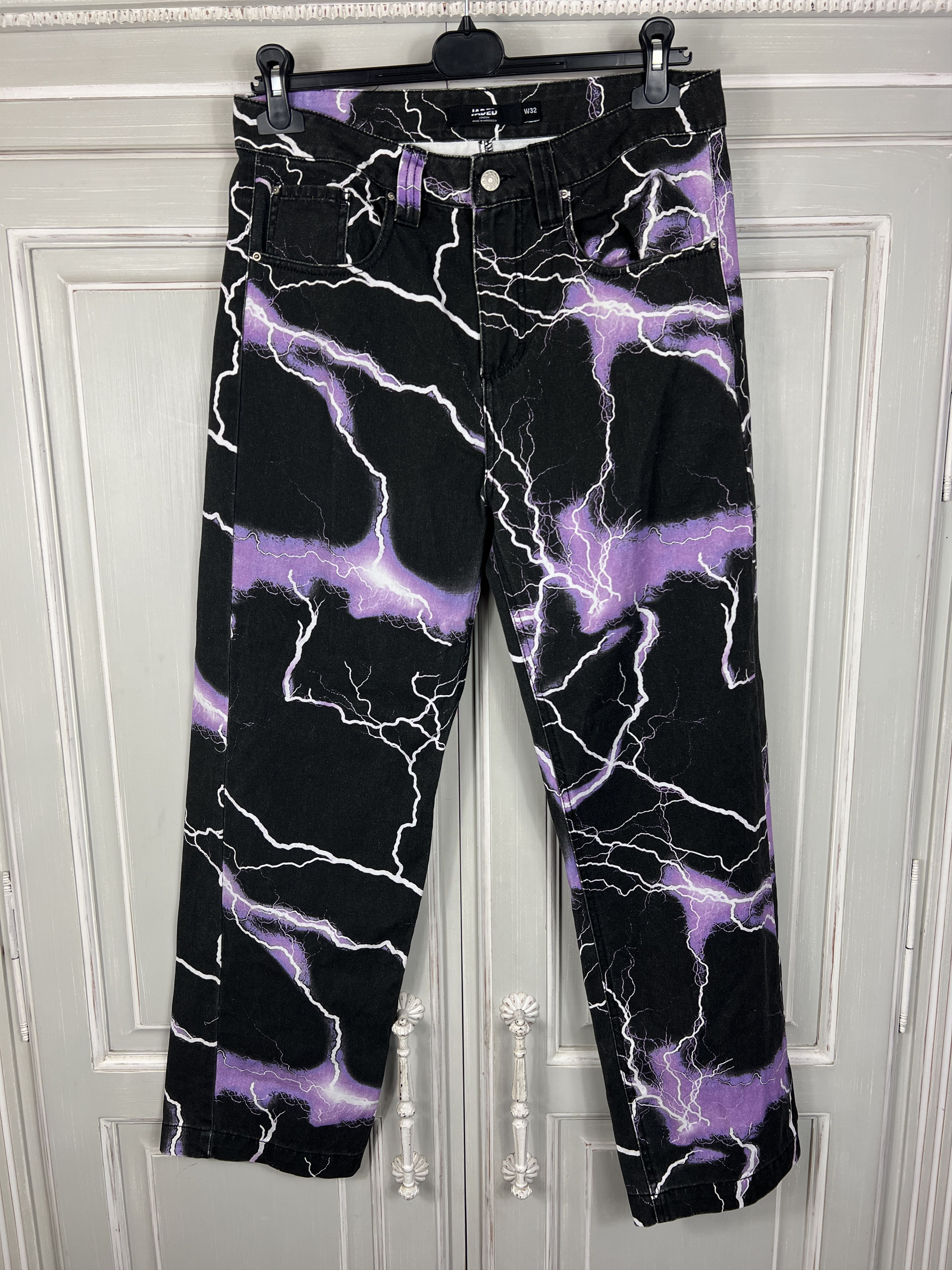 Jaded London JADED LONDON SKATE FIT THUNDER ALL OVER PRINT Size US 32 / EU 48 - 1 Thumbnail