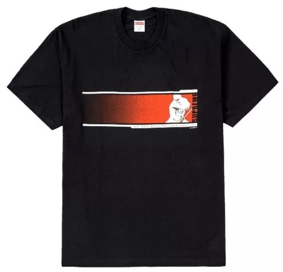 Supreme Supreme We’re Back tee size medium FW19 black Size US M / EU 48-50 / 2 - 2 Thumbnail
