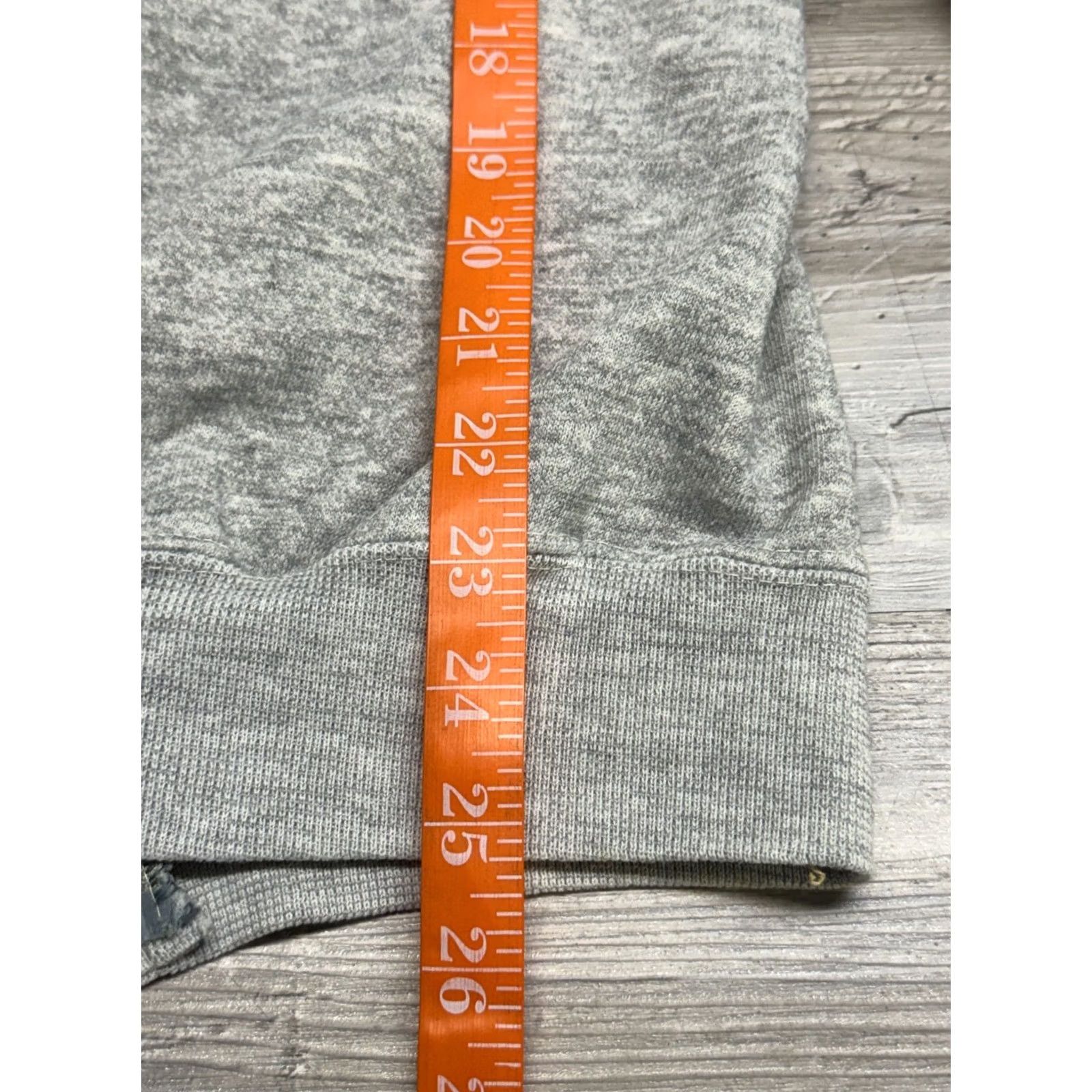 Vintage Vintage Blank Hoodie Mens Large Heather Gray Full Zip USA Made Sweatshirt Size US L / EU 52-54 / 3 - 7 Thumbnail