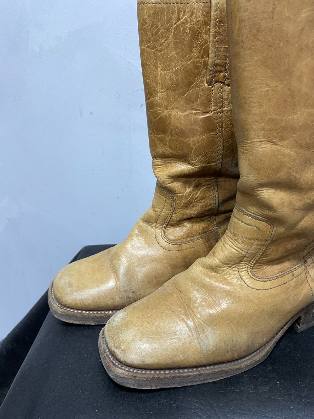 Sancho Boots Authentic western boots harley davidson style archive 90s Size US 9 / IT 39 - 6 Thumbnail