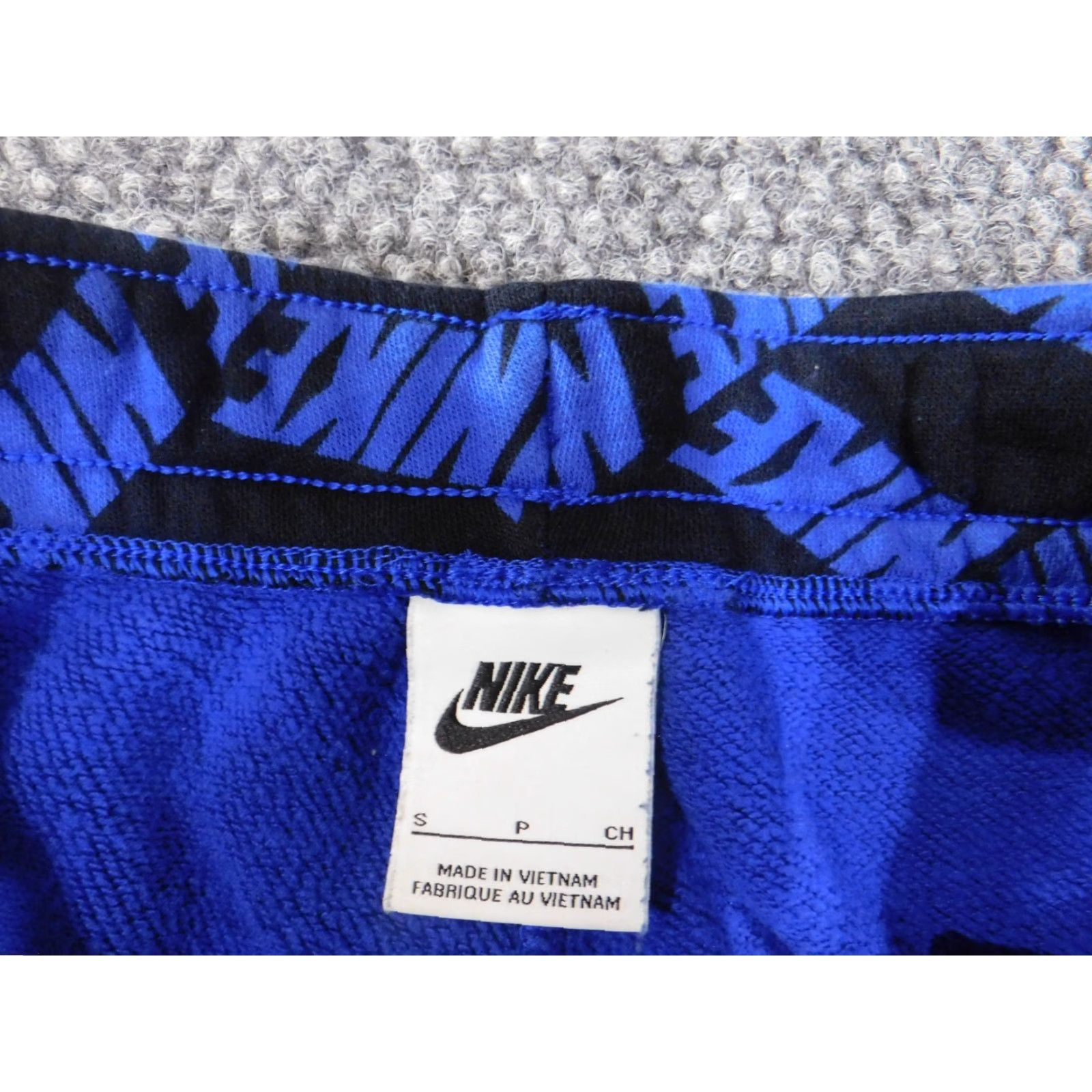 Nike Nike Sweatpants Women S Blue Stretch All Over Print Active Performance Gym & Training Womens Size 26" / US 2 / IT 38 - 4 Thumbnail