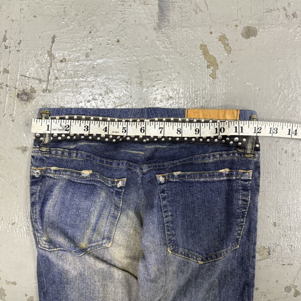 If Six Was Nine Hysteric Glamour Destroy All Monster Transfer Denim Legging Size 24" / US 00 / IT 34 - 10 Thumbnail