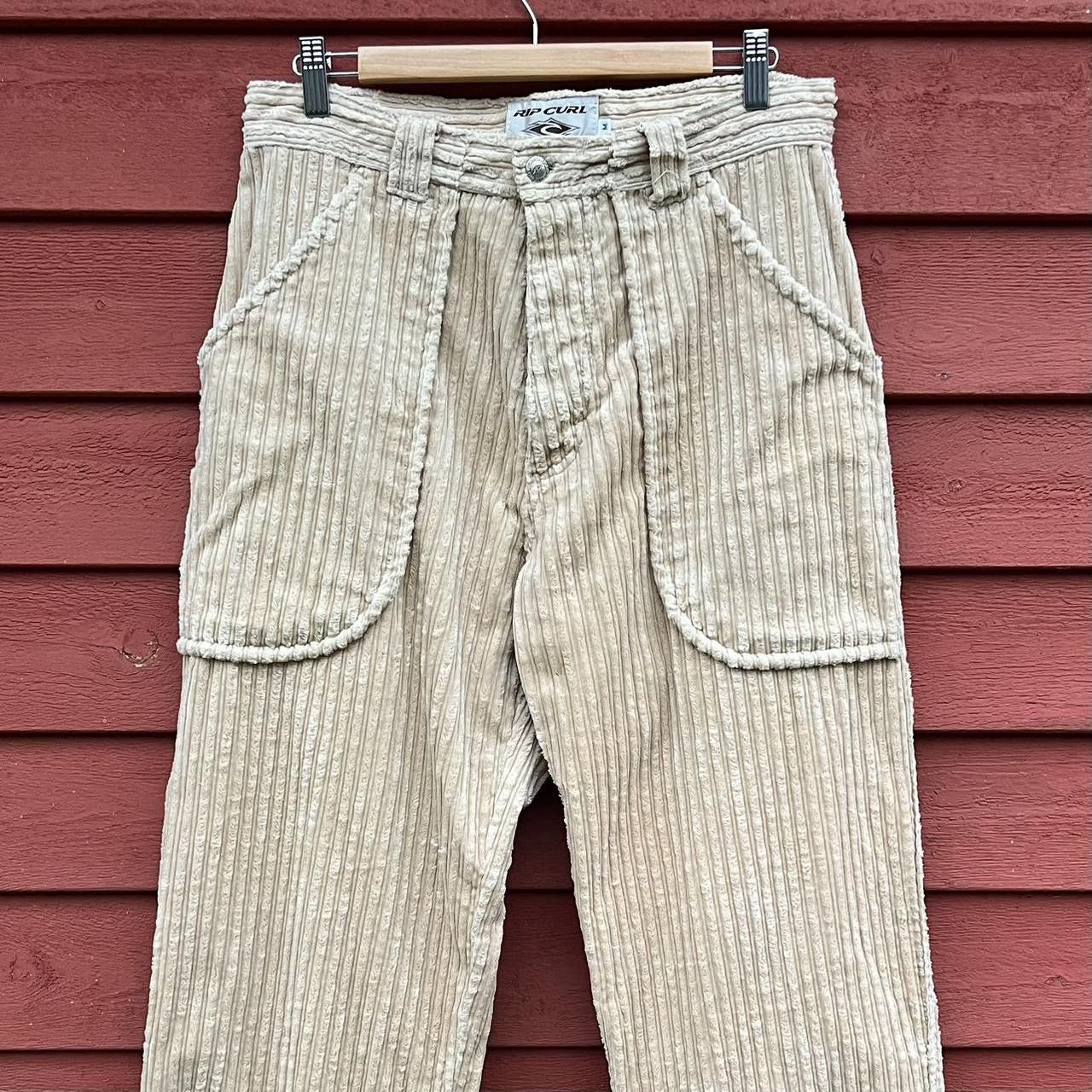 Rip Curl Vintage Rip Curl Beige Corduroy Pants Size US 32 / EU 48 - 3 Thumbnail