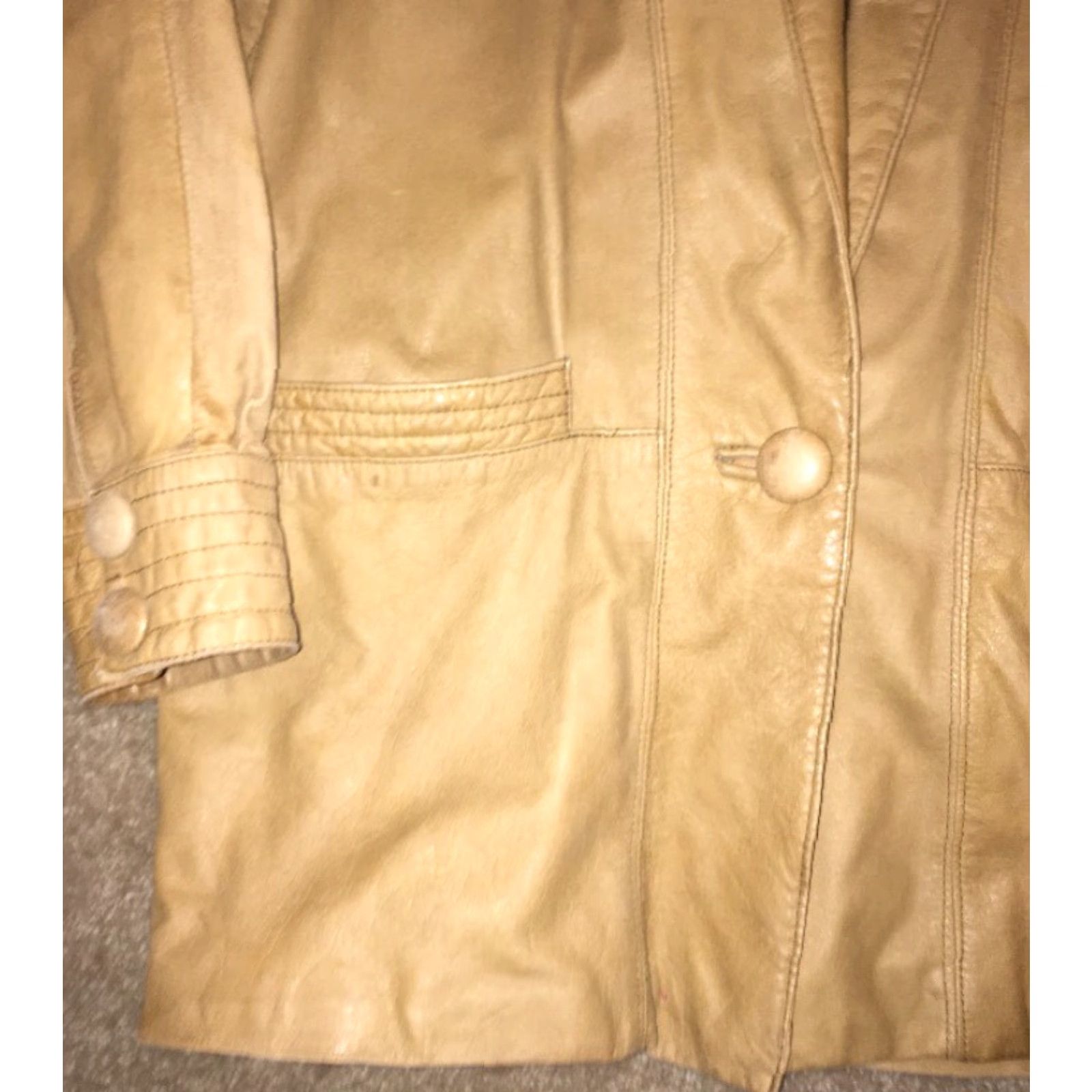 Vintage Tip Top Of California Leather Jacket Women L Brown Jacket Vintage No USA Size L / US 10 / IT 46 - 4 Thumbnail