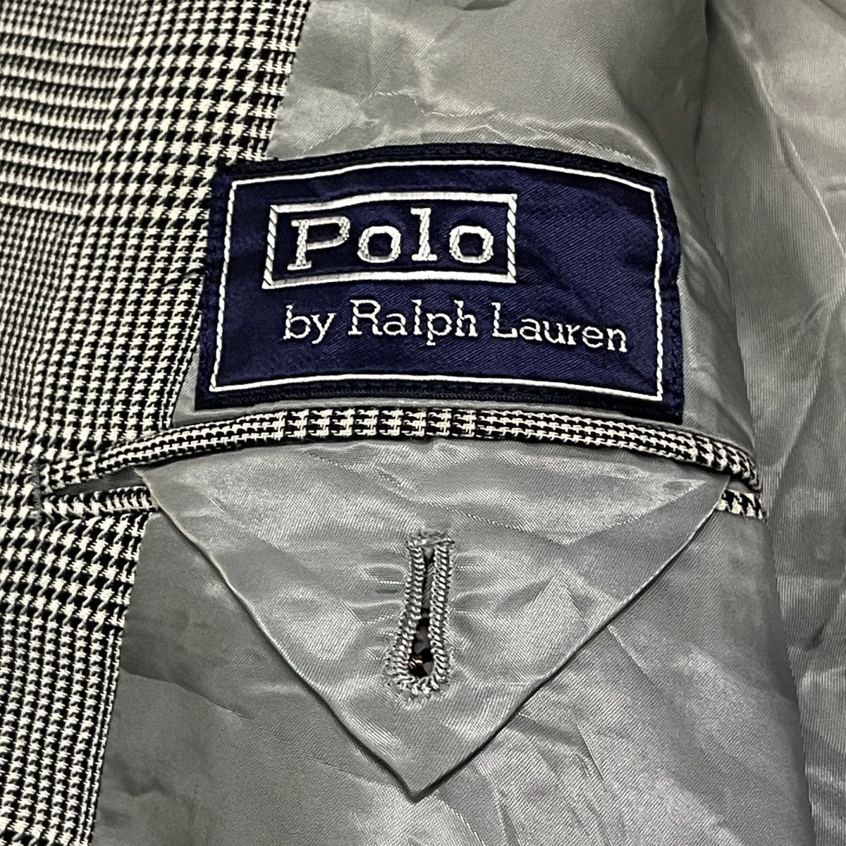 Polo Ralph Lauren Vintage 90s Polo Ralph Lauren Plaid Double Breast Blazer Size 38R - 18 Thumbnail