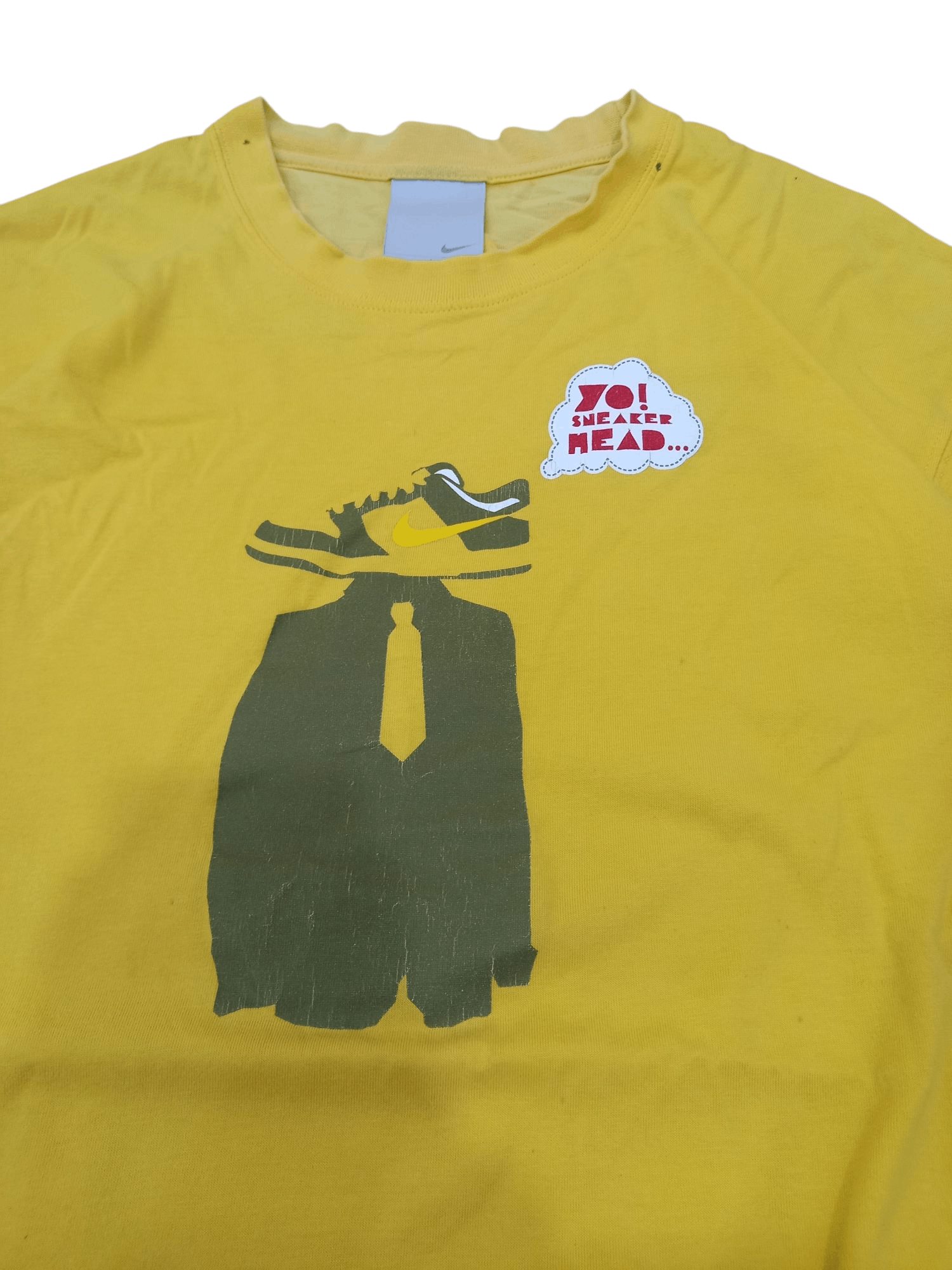 Nike Rare Vintage Y2K Nike "Yo! Sneaker Head..." Tee Size US XL / EU 56 / 4 - 2 Thumbnail