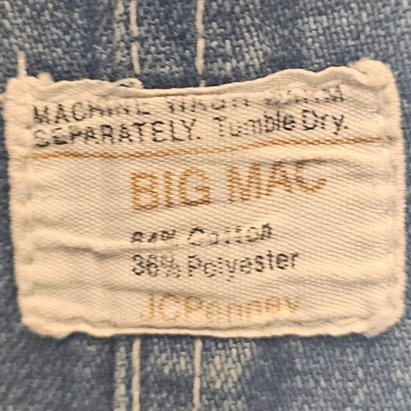 Vintage Vintage 70's JCPenney Big Mac Square Back Bib Overall 28x32 Size US 28 / EU 44 - 3 Thumbnail