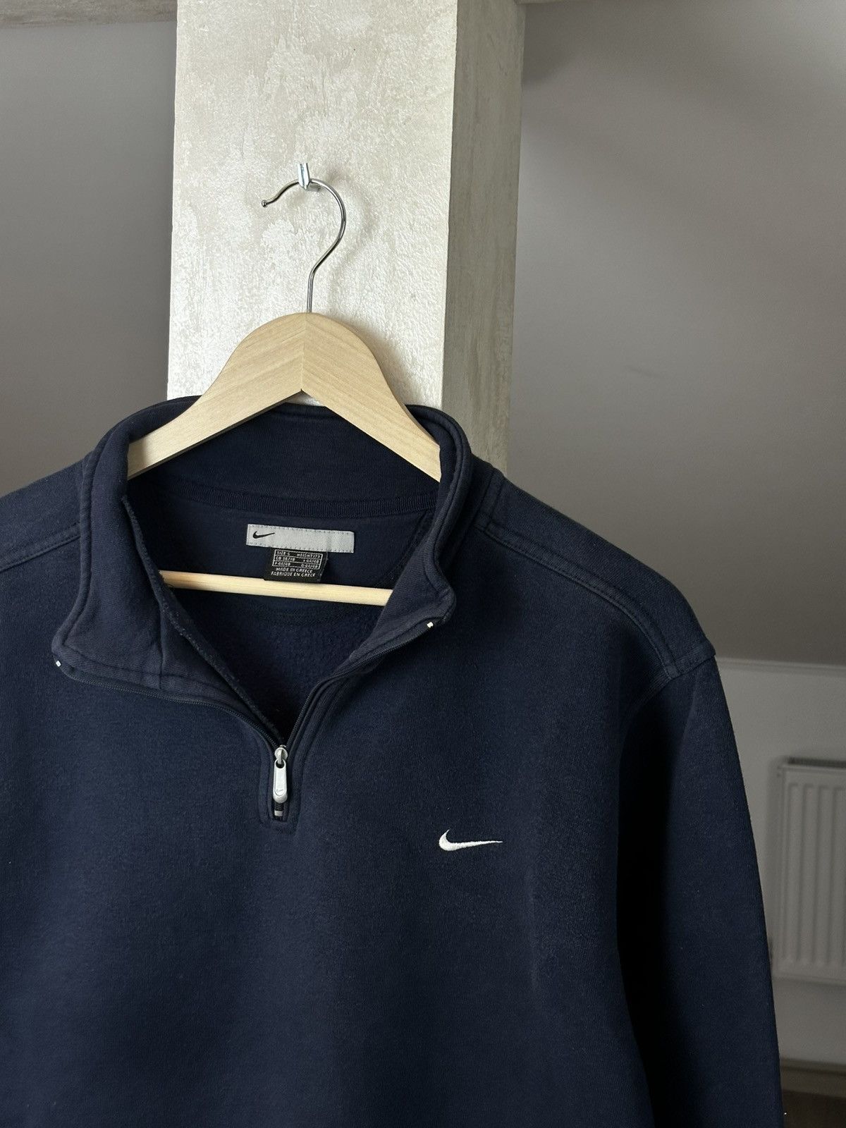 Vintage Vintage Y2K Nike Small Logo 1/4 Oversized Sweatshirt Size US S / EU 44-46 / 1 - 3 Thumbnail