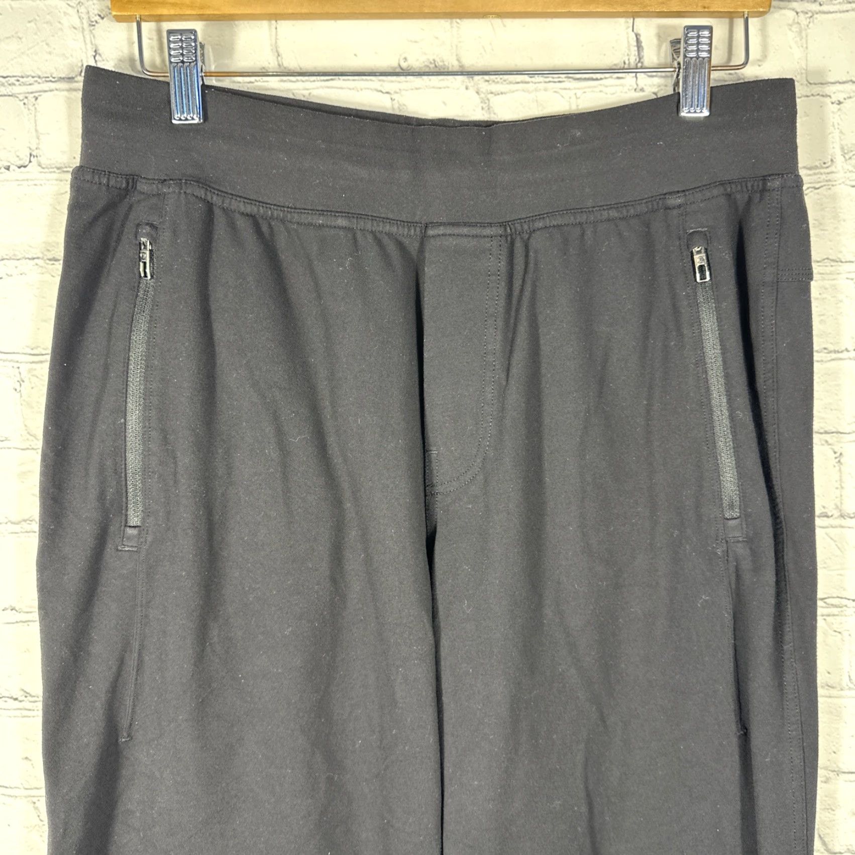 Lululemon LULULEMON Mens Discipline Pant Sweatpants Large Black Luon Active Lounge Athleisure Pockets Drawstring Elastic Waist Gym Running Mens Size US 33 - 2 Thumbnail