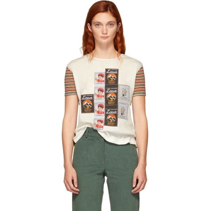 Loewe FW18 Multi-Patch T-Shirt Size M / US 6-8 / IT 42-44 - 1 Thumbnail