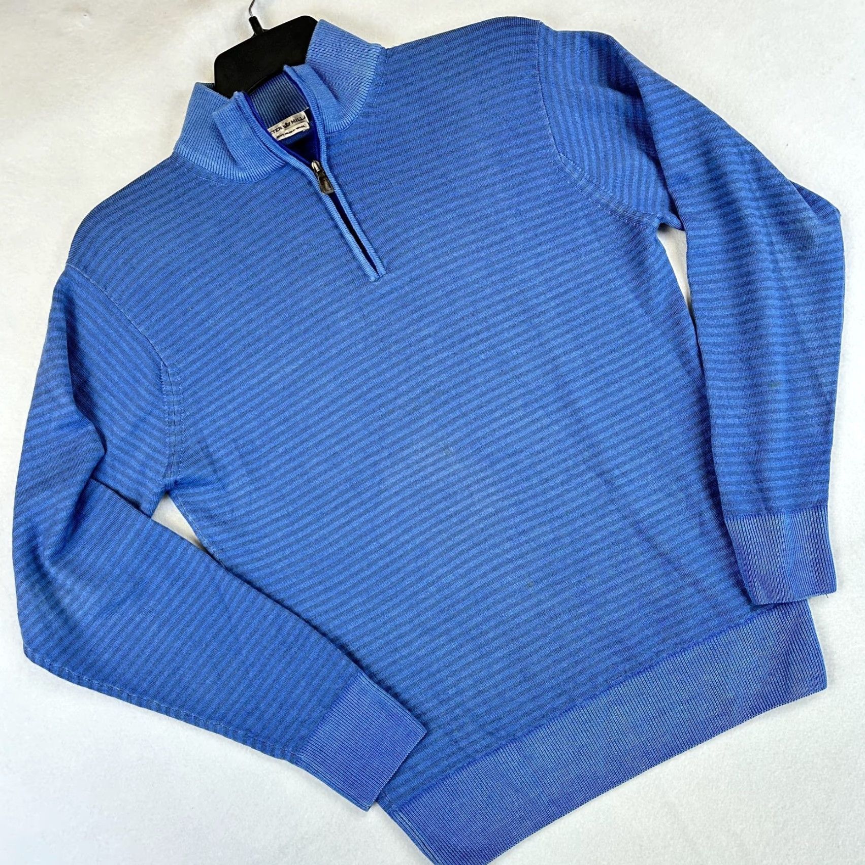 Peter Millar Peter Millar Sweater Mens Small Quarter Zip Merino Wool Pullover Italy Casual Size US S / EU 44-46 / 1 - 2 Thumbnail