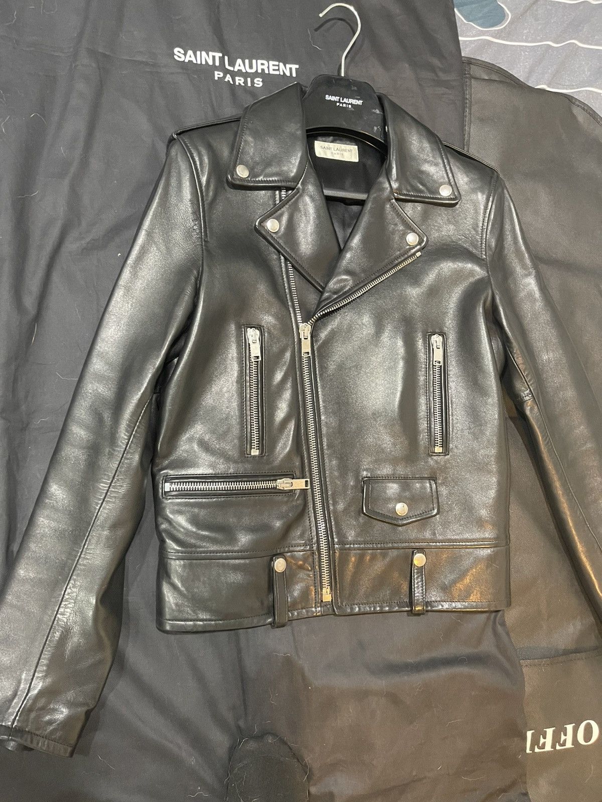 Saint Laurent Paris L01 leather jacket Size US S / EU 44-46 / 1 - 2 Thumbnail