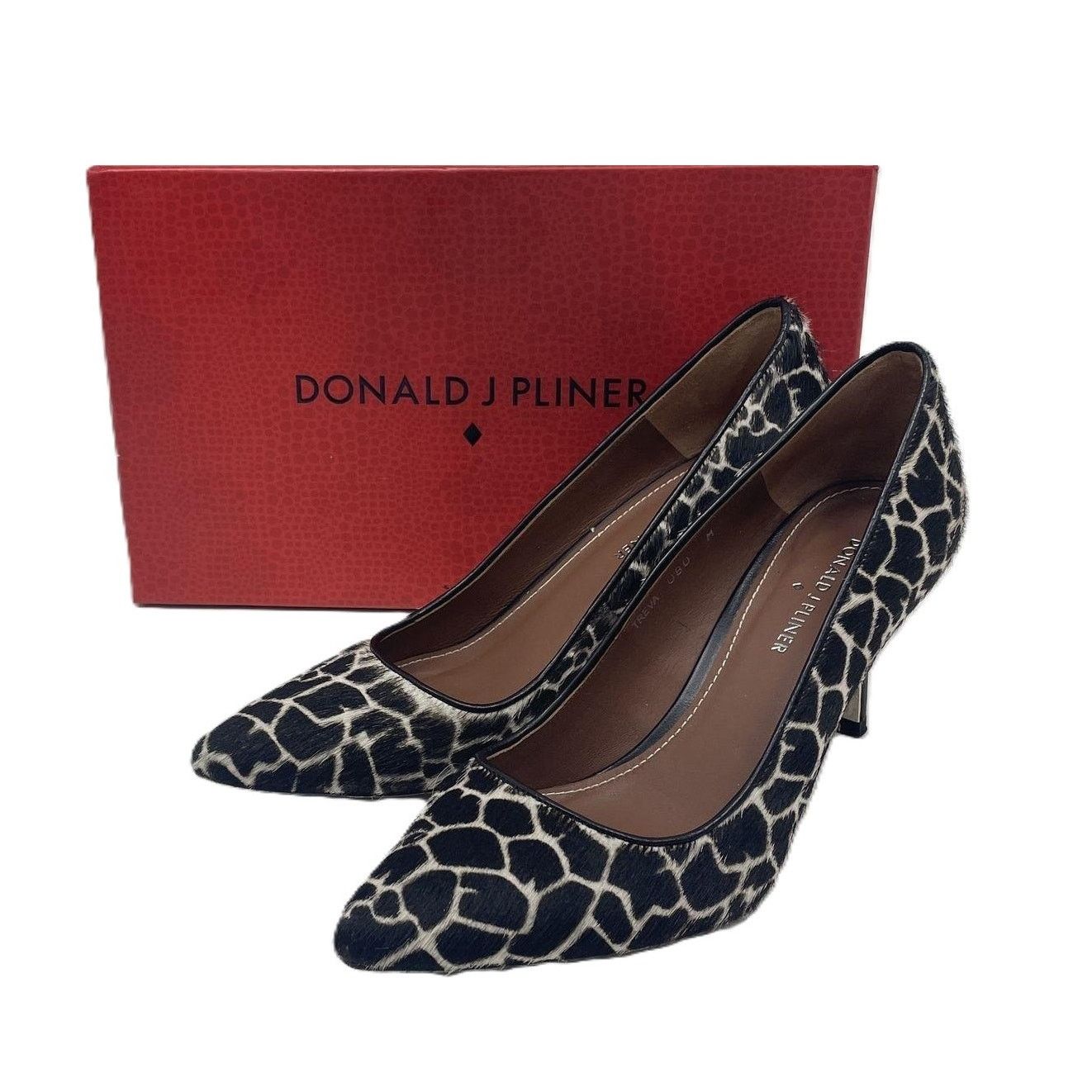 Donald Pliner Donald Pliner Treva Giraffe Exotic Fur Pointed Toe Pumps 8 Size US 8 / IT 38 - 1 Thumbnail