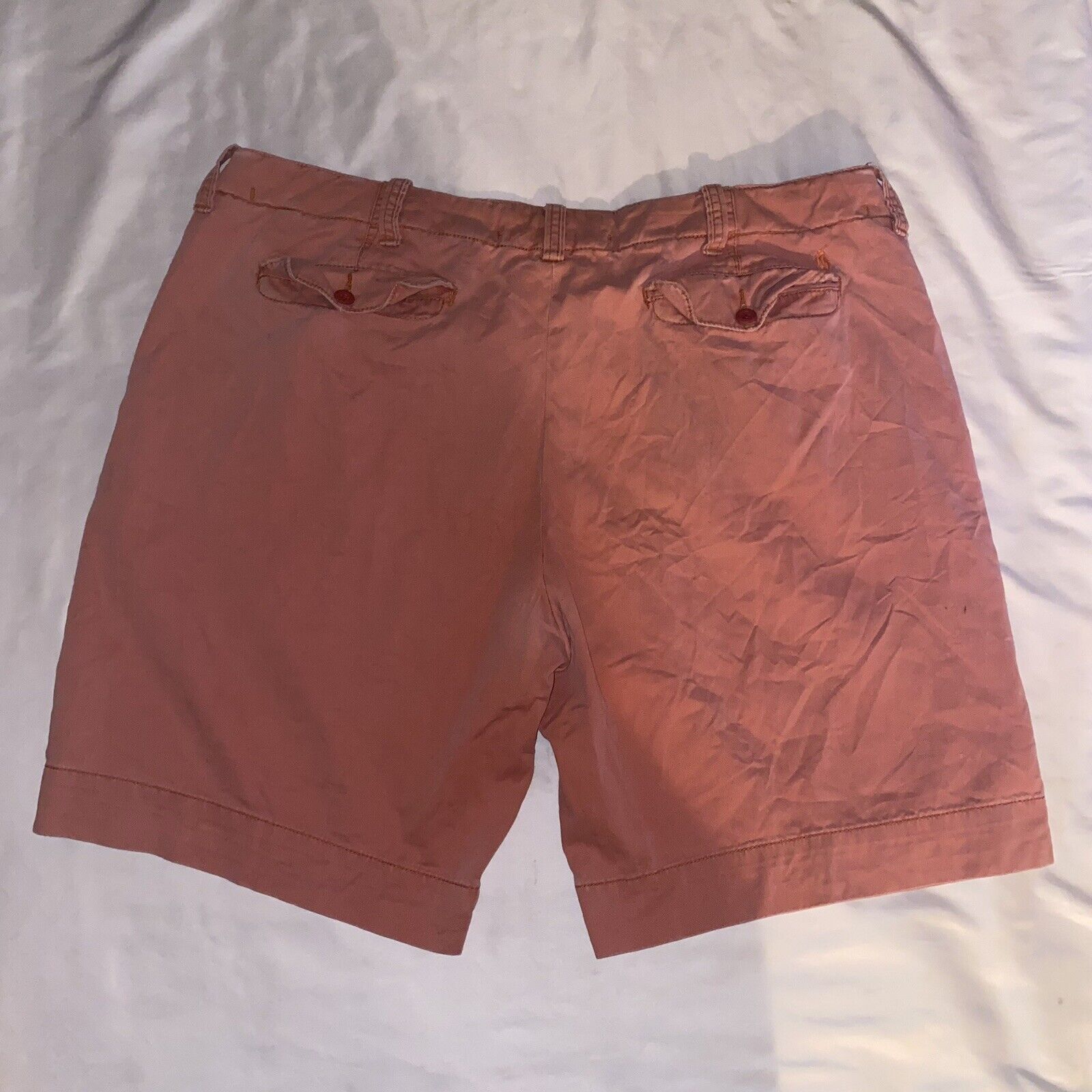 Polo Ralph Lauren Polo Ralph Lauren Drawstring Shorts Size 42 Red Safari Vtg Size US 42 / EU 58 - 7 Thumbnail