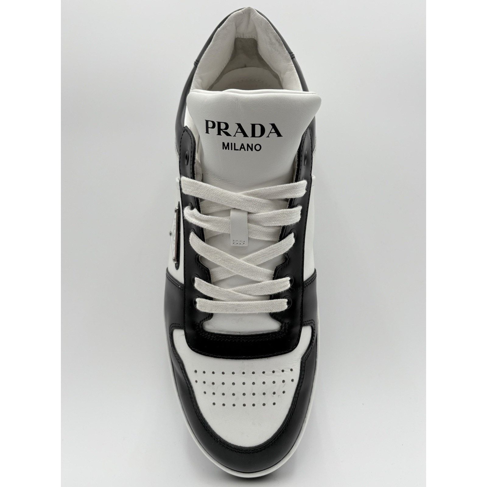 Prada Prada Downtown Low Leather ' Black White ' | SUPER CLEAN! Size US 12 / EU 45 - 5 Thumbnail