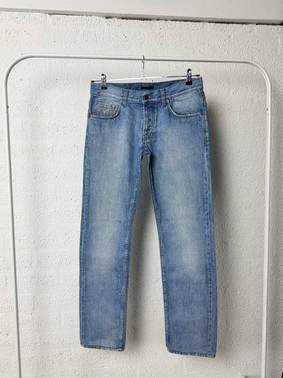Prada Prada Blue Washed Denim Jeans Size US 31 - 7 Thumbnail