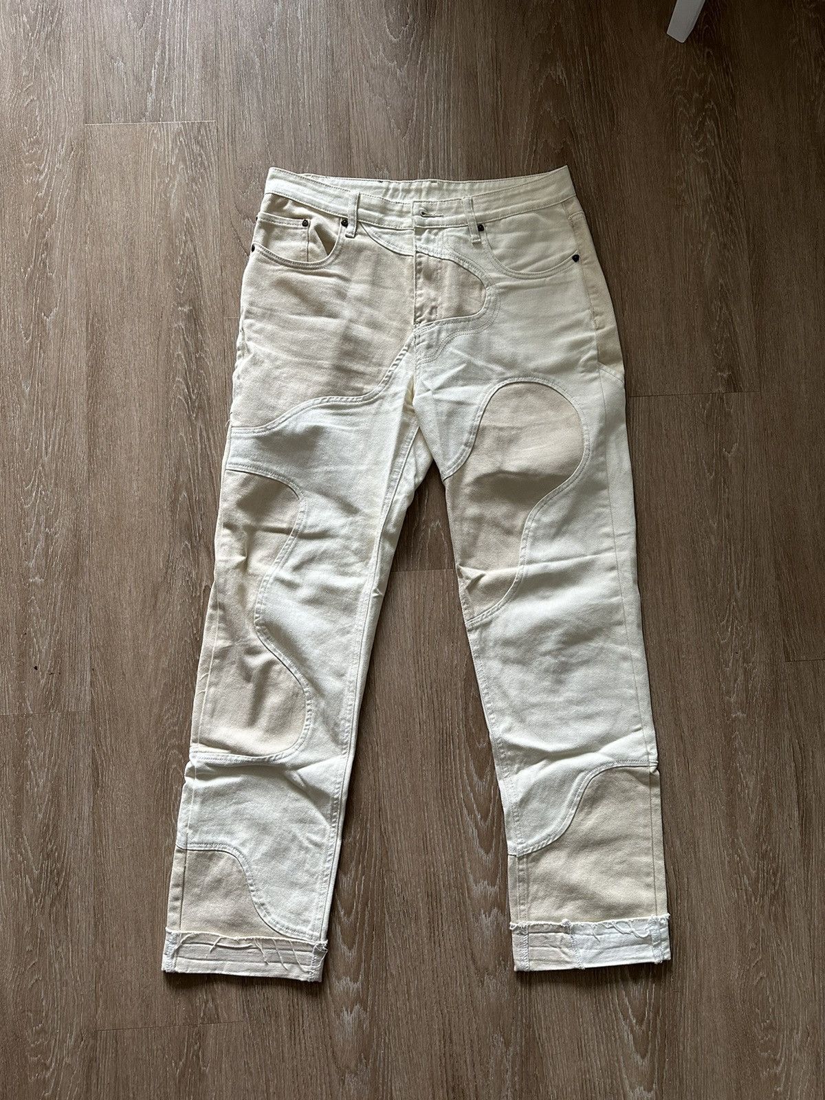 Kody Phillips Kody Phillips Curve Jeans Cream | Grailed