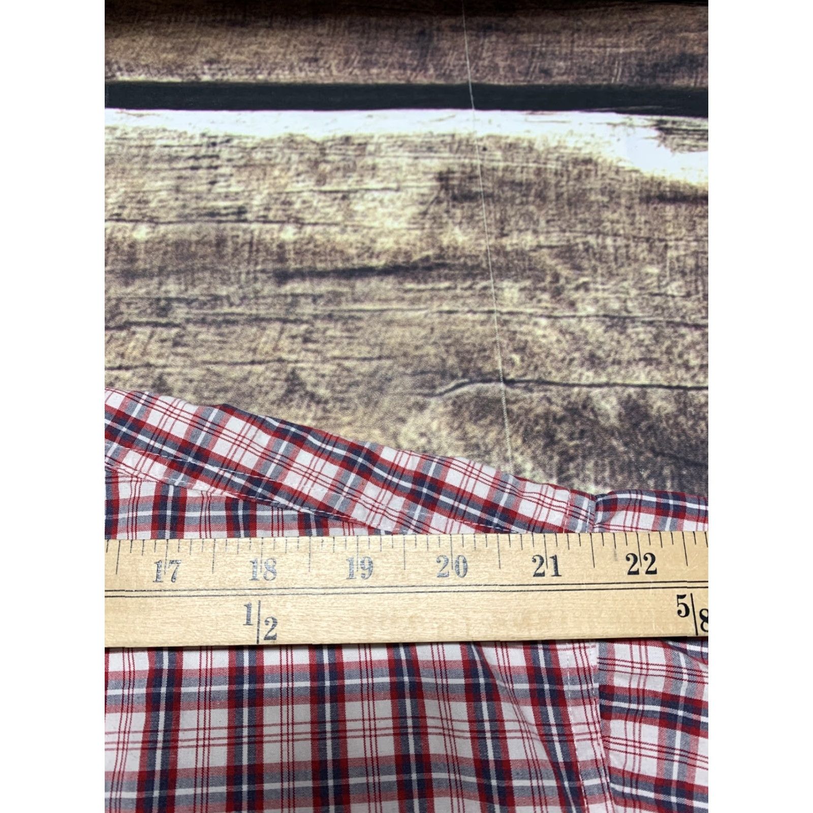 Wrangler Wrangler Shirt Mens XL Short Sleeve Plaid Button Up Western Red Pink White Size US XL / EU 56 / 4 - 4 Thumbnail