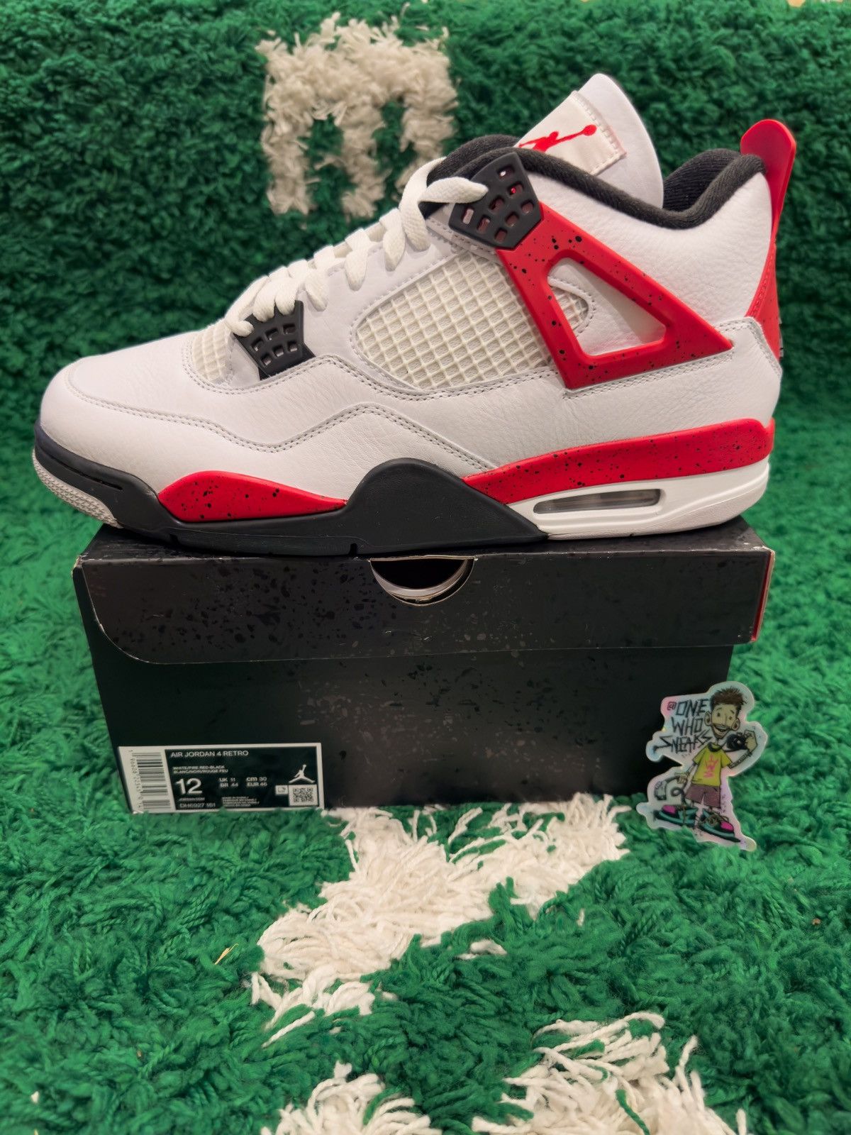 Jordan Brand Jordan 4 Retro Red Cement Size US 12 / EU 45 - 10 Thumbnail