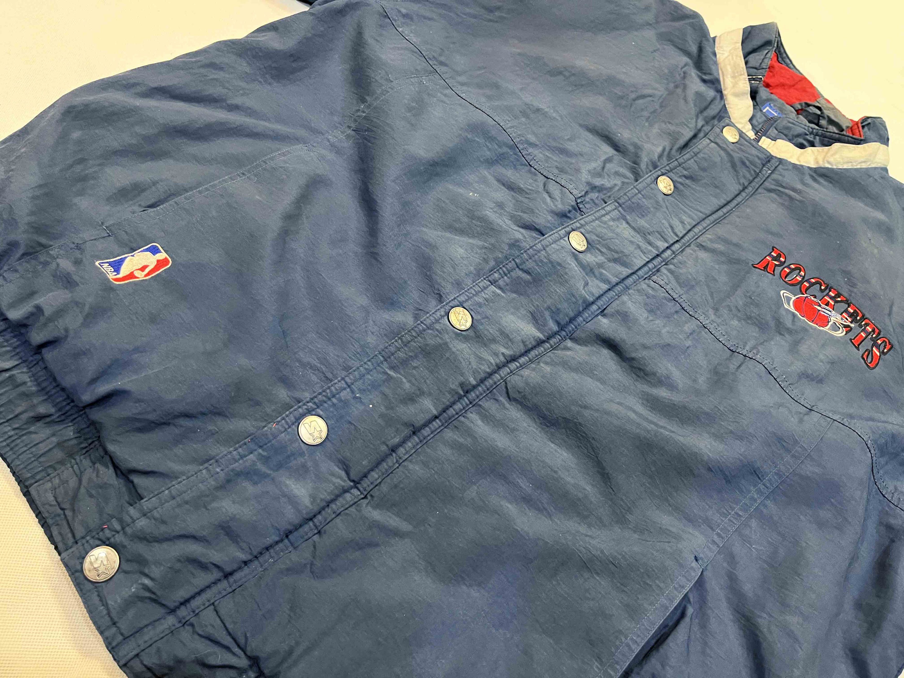 NBA × Starter × Vintage Vintage Starter NBA Houston Rockets Full Zip Puffer Jacket Size US L / EU 52-54 / 3 - 10 Thumbnail