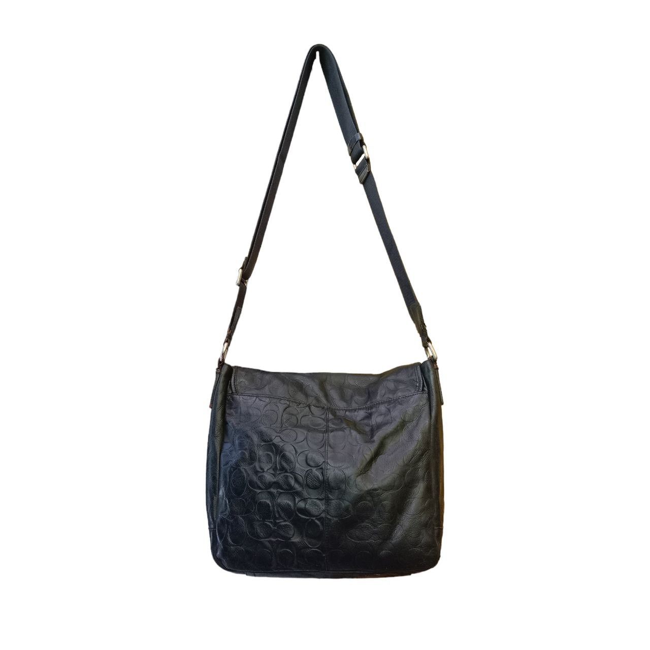 Branded Leather × Coach × Designer Authentic COACH Monogram Leather Crossbody Bag Size ONE SIZE - 3 Thumbnail