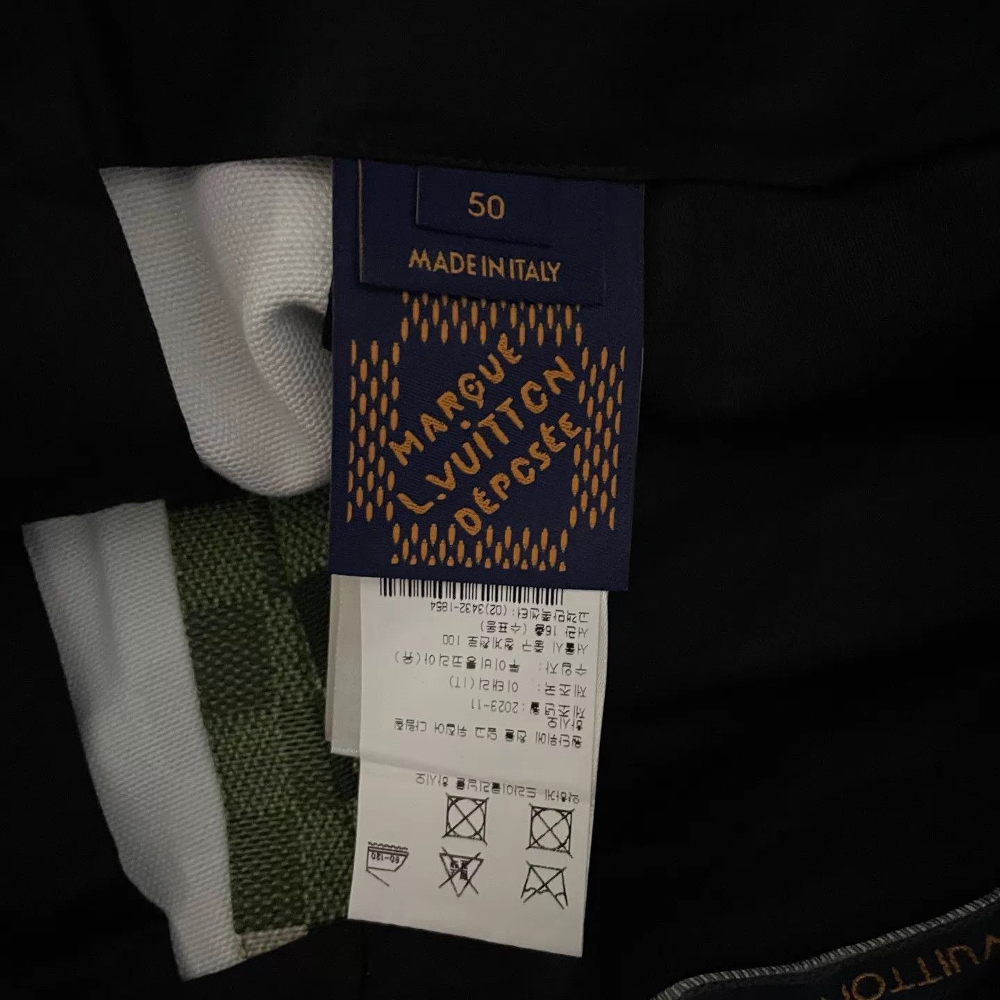 Louis Vuitton LV x Pharrell Camo Checkerboard Wide-Leg Pants Size US 34 / EU 50 - 4 Thumbnail