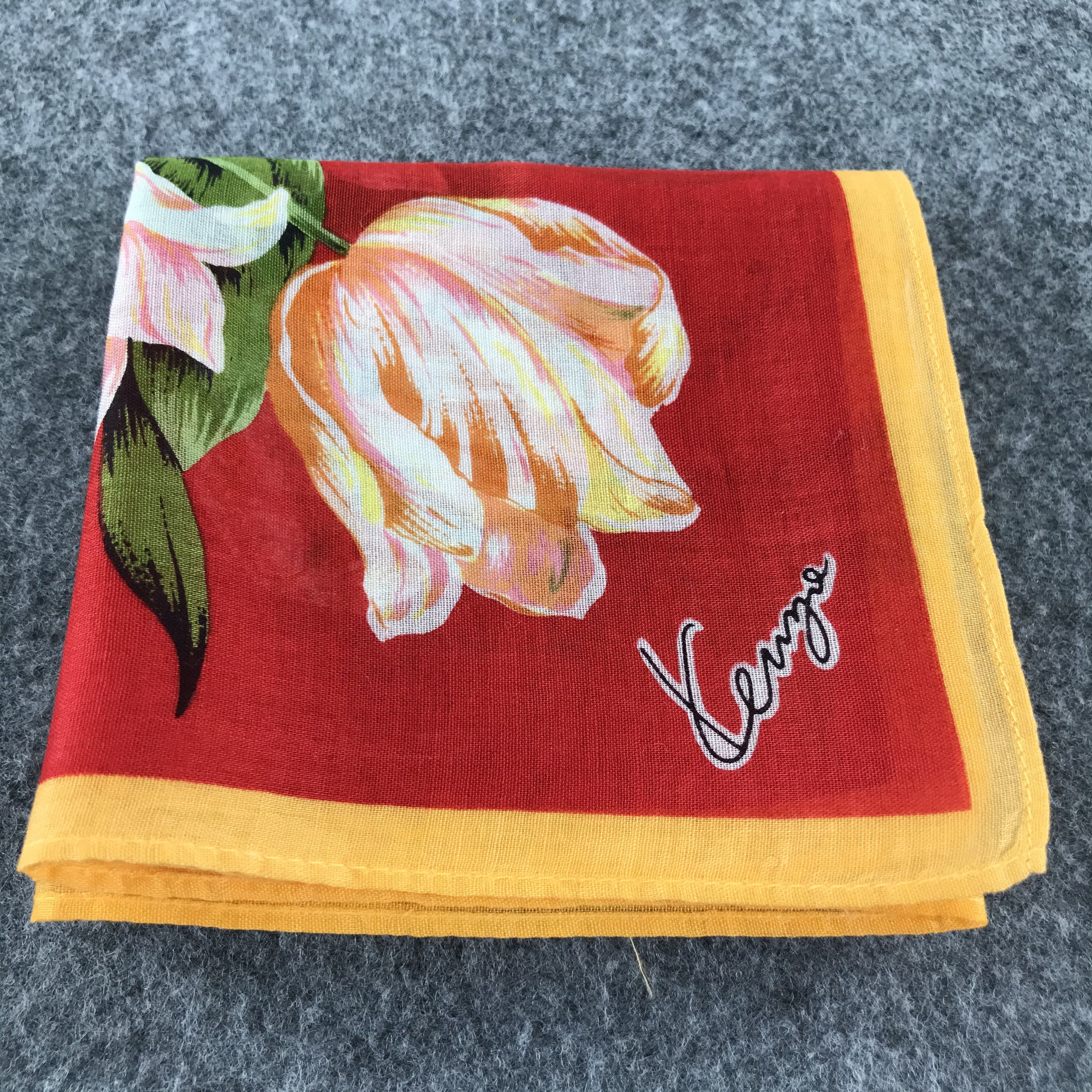Kenzo Kenzo Floral Handkerchief Neckerchief Bandana H135 Size ONE SIZE - 6 Thumbnail