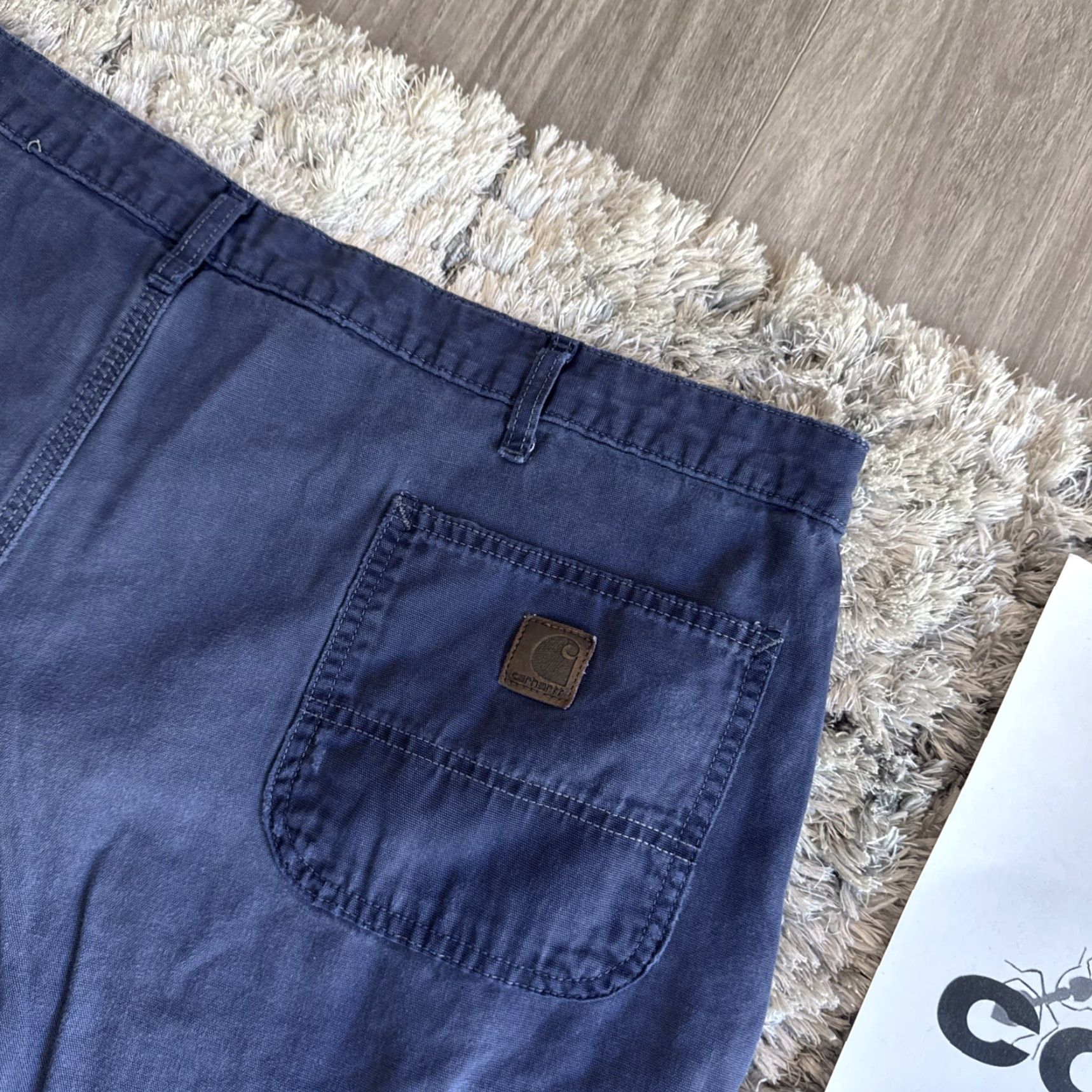 Carhartt VINTAGE Carhartt Shorts Men’s 46 Original Fit Utility DYED B203 BLS Baggy Y2K Workwear Size US 30 / EU 46 - 2 Thumbnail