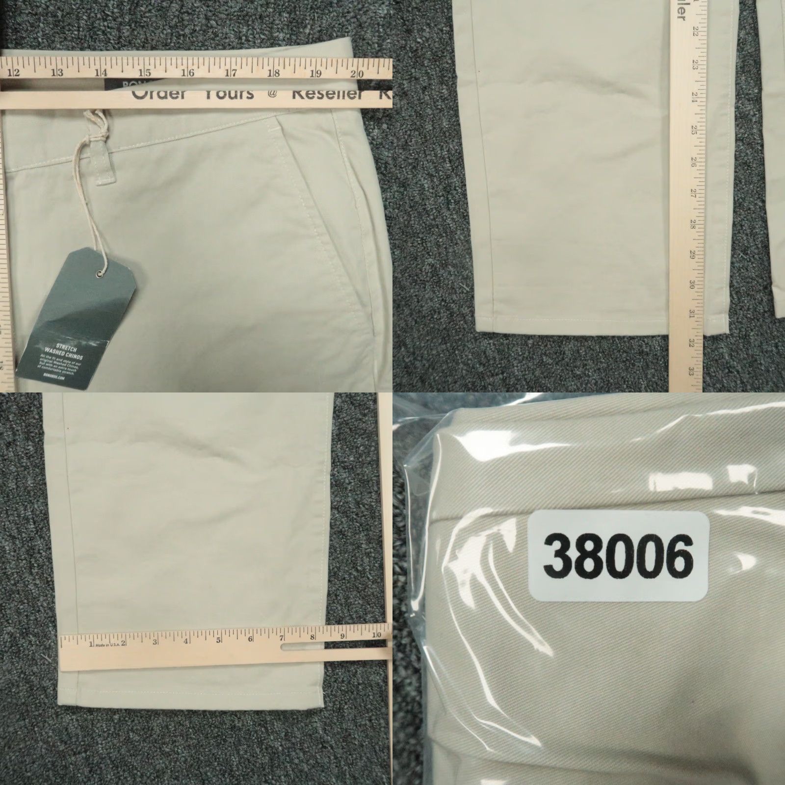 Bonobos Bonobos Pants Mens 40x32 Slim Chino Beige 40 Inseam Stretch NWT Vintage No Size US 40 / EU 56 - 8 Thumbnail